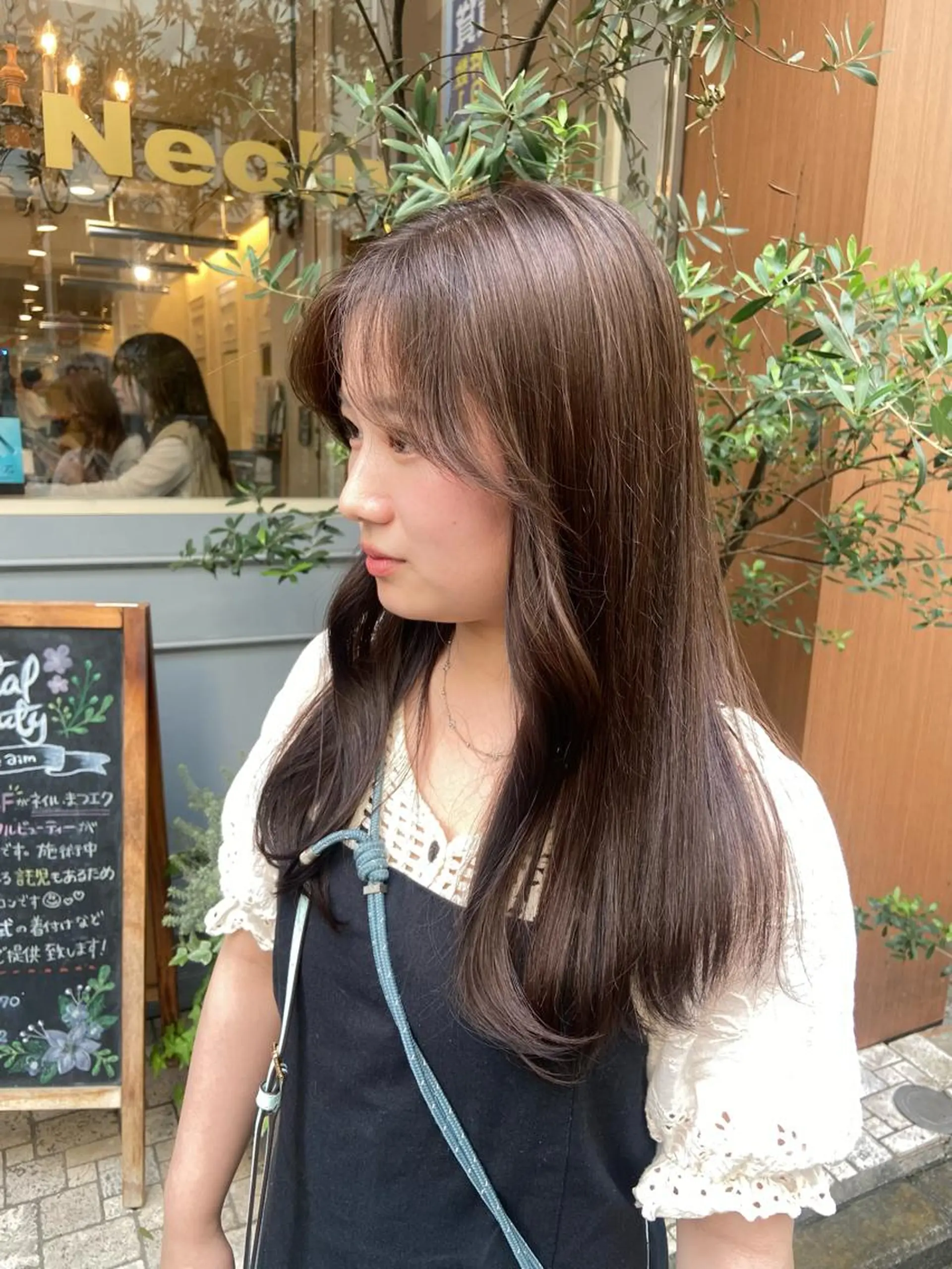 ロング カラー カット ヘアカラー トリートメント 🫧 nanaco🫧のヘアスタイル