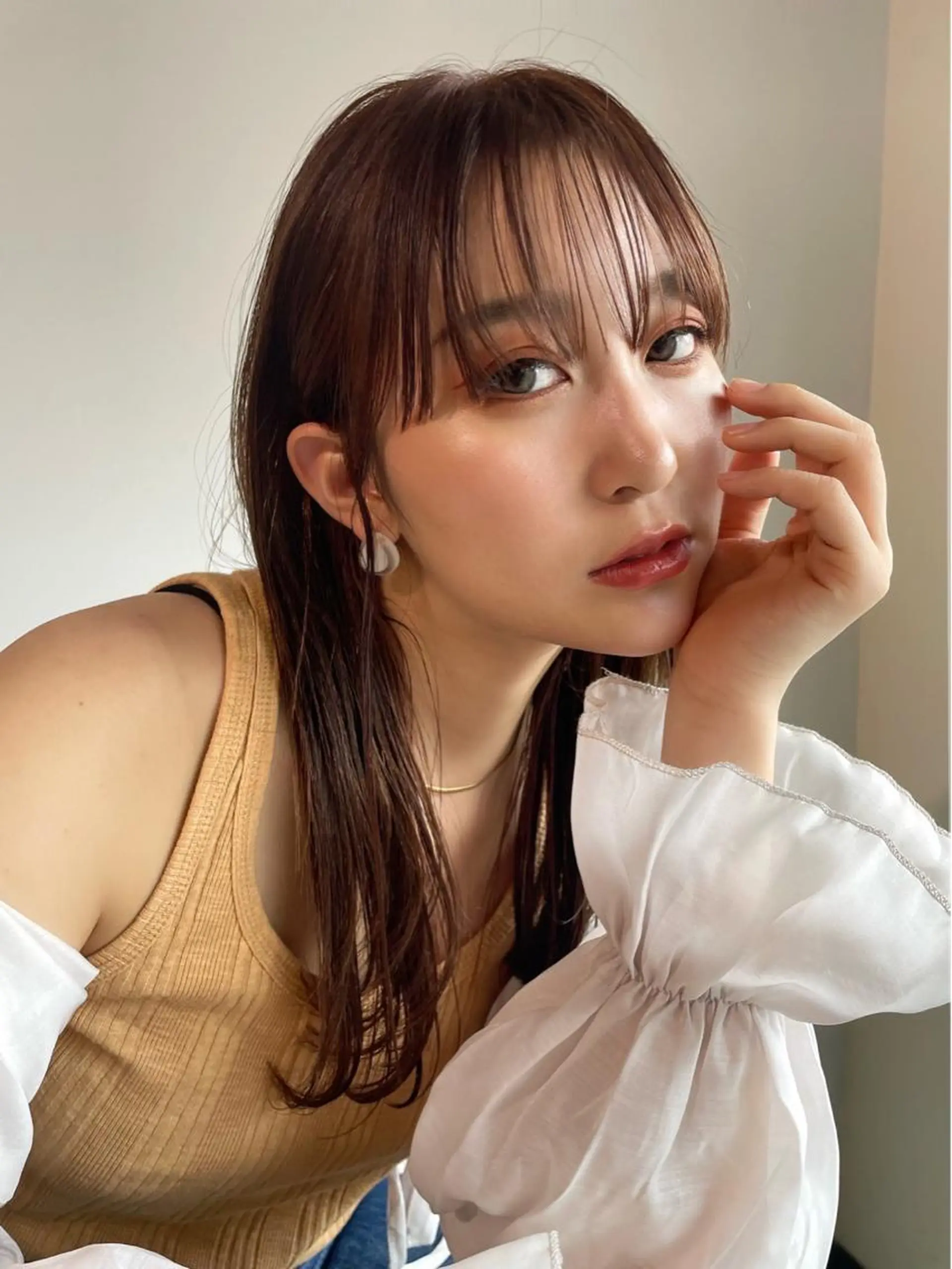 ロング カラー キッズ ネイル マツエク・マツパ アイブロウ ヘアカラー トリートメント 透明感カラー/推しカ ラー☁️JURAのヘアスタイル