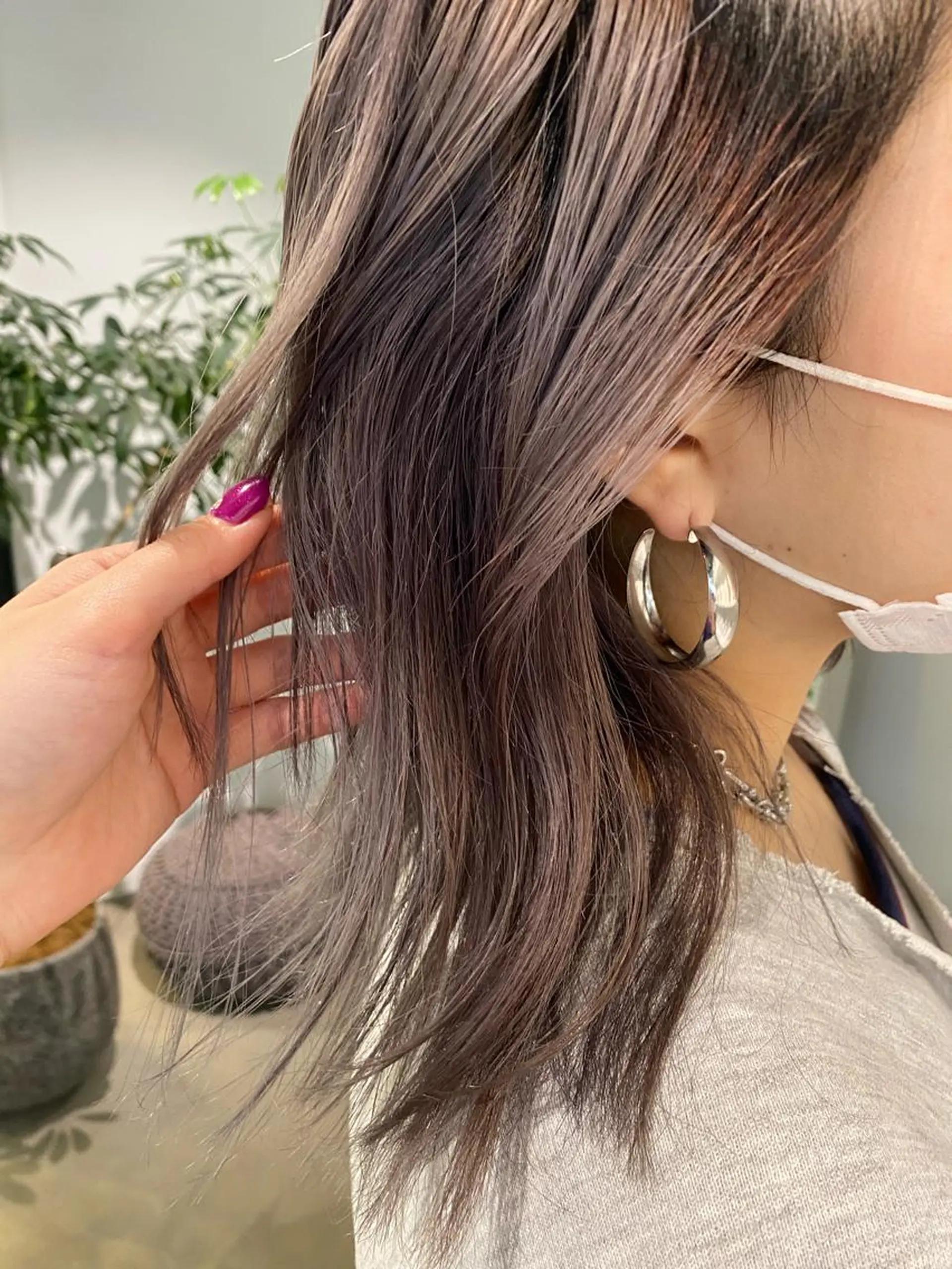 ミディアム カラー Nico所属・ご予約は2月まで！ maho‪🐈🎀のヘアスタイル