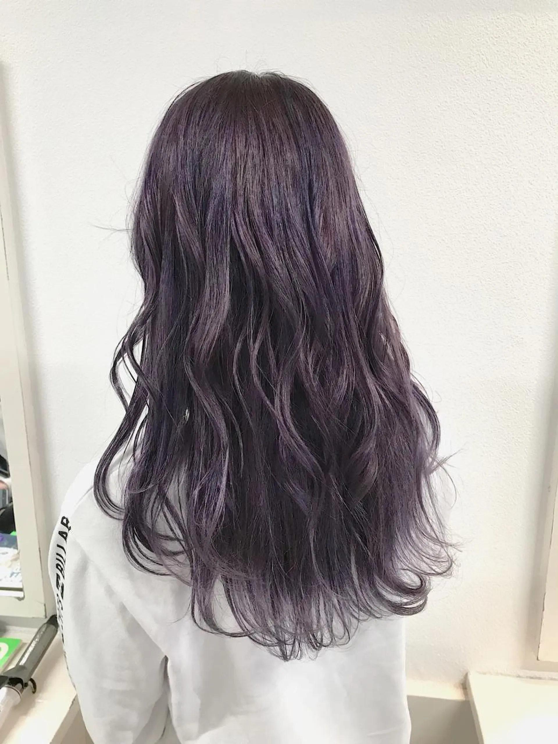 ロング カラー ラベンダーカラー バイオレットカラー lani 天神大名/ブリーチのヘアスタイル