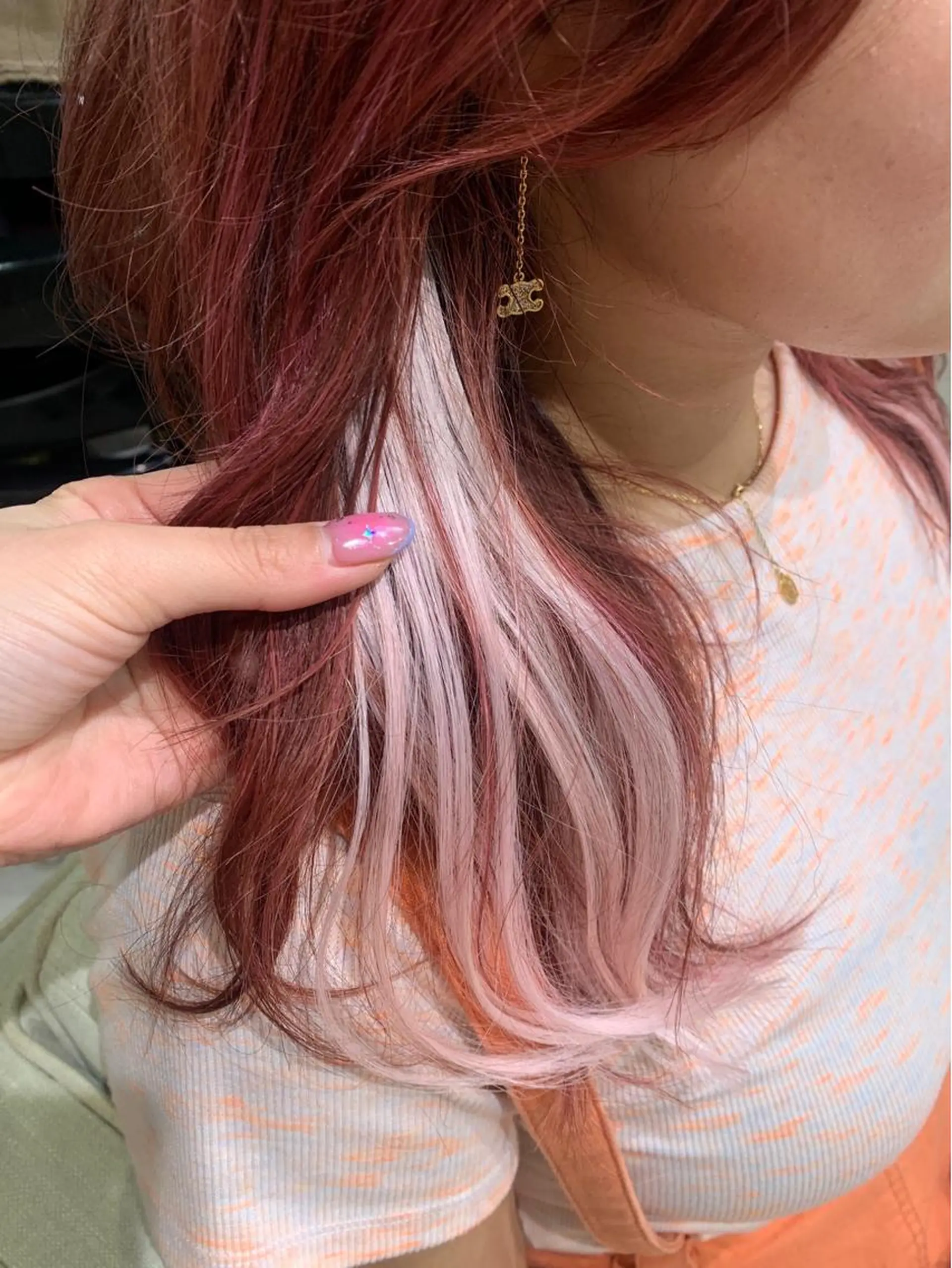 カラー ピンクカラー 🩷Sakura🎀 ブリーチモデル募集のヘアスタイル