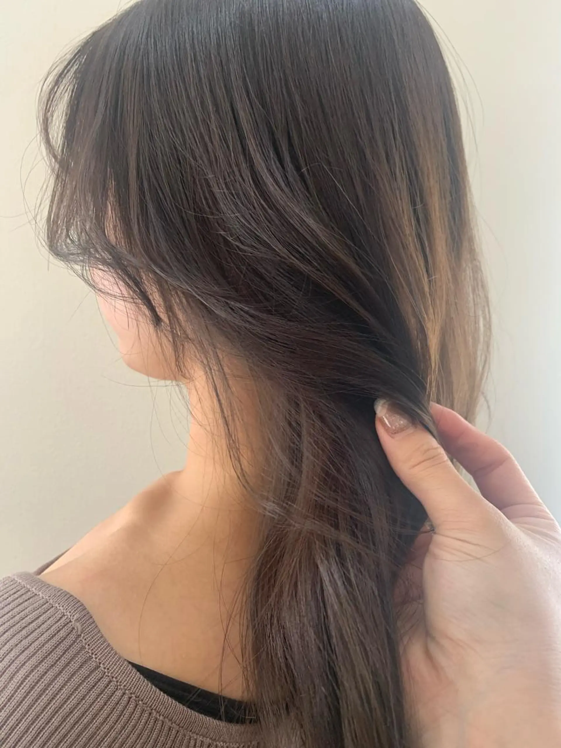 ロング カラー ベージュカラー 韓国風ヘア 現地韓国ヘア🇰🇷 Chisaki치사키のヘアスタイル