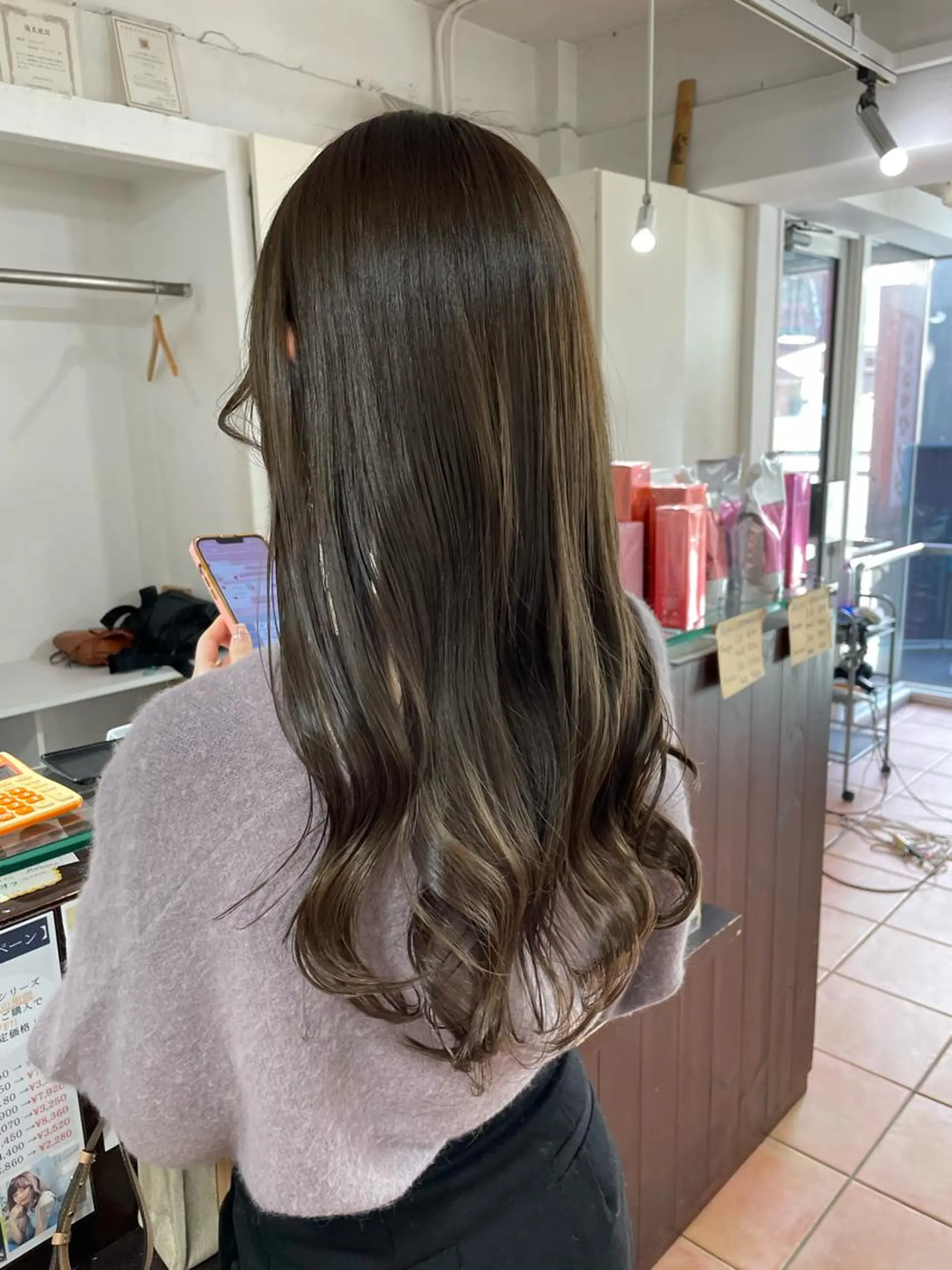 ロング カラー ベージュカラー 🦋透明感 艶カラー Rie🦋のヘアスタイル