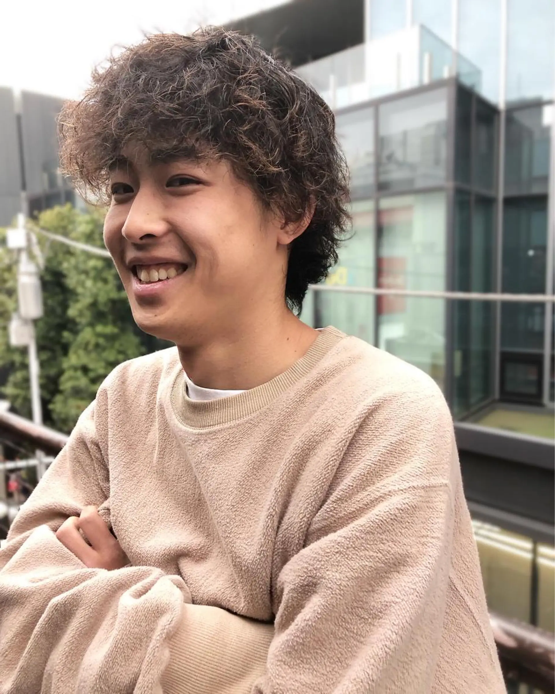 パーマ ヘアアレンジ メンズ カット パーマ トリートメント ヘアセット ainico+所属・メンズ特化✂️栗原 侑也のヘアスタイル