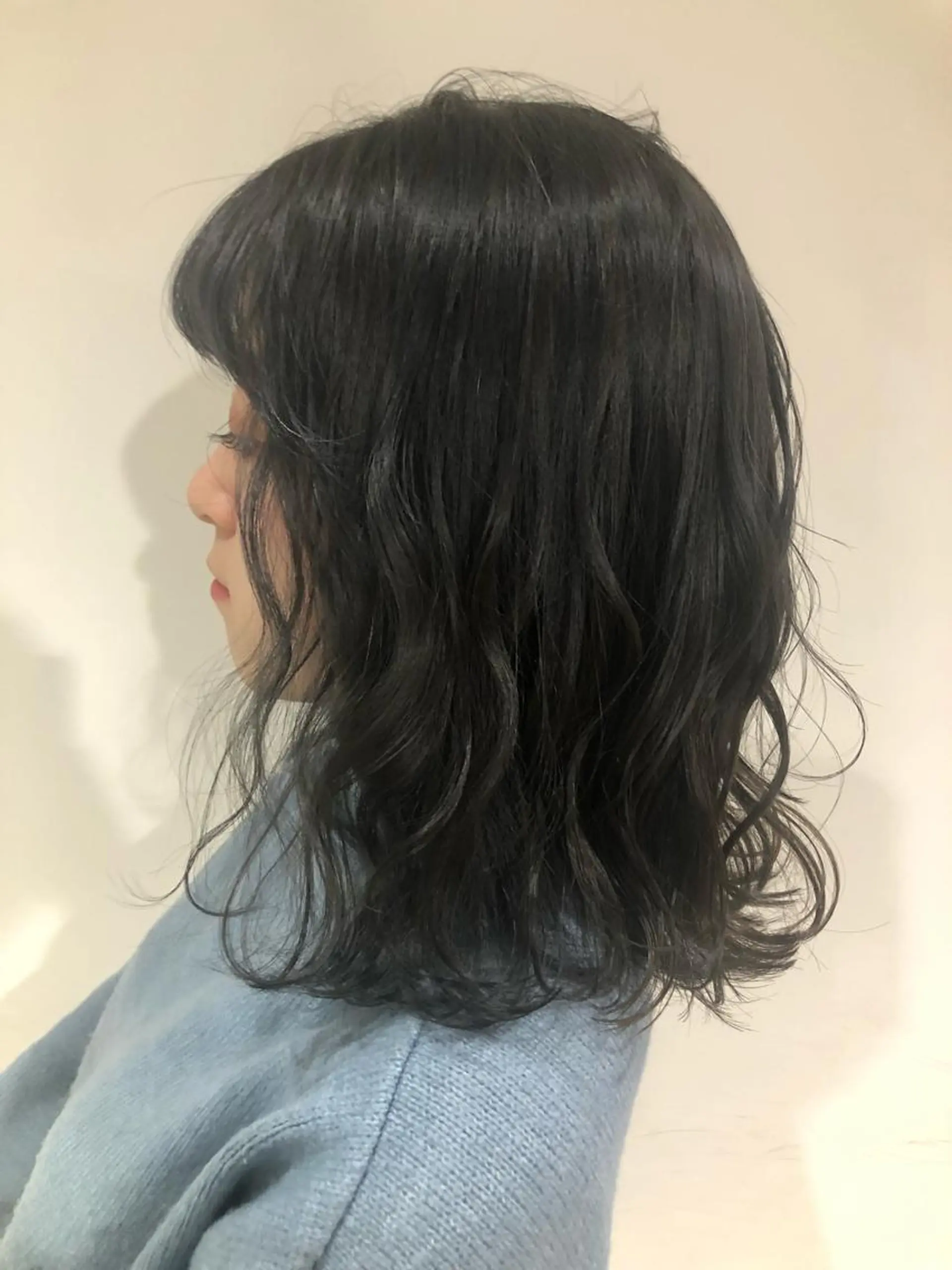 ミディアム カット ヘアカラー トリートメント scene.池袋所属・scene. haraのヘアスタイル