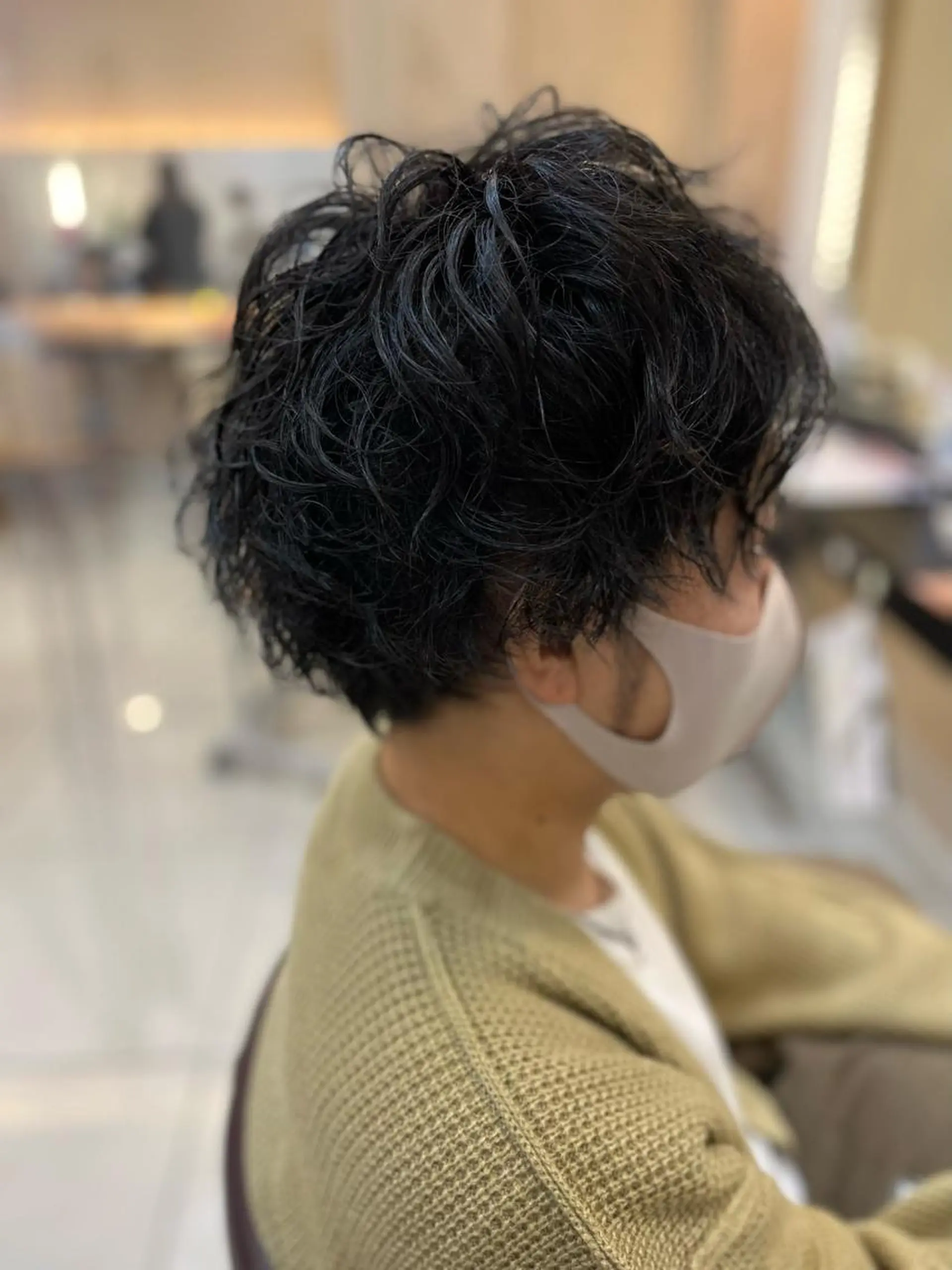 ショート パーマ メンズ カット パーマ トリートメント トータルビューティー K:R鶴川のヘアスタイル