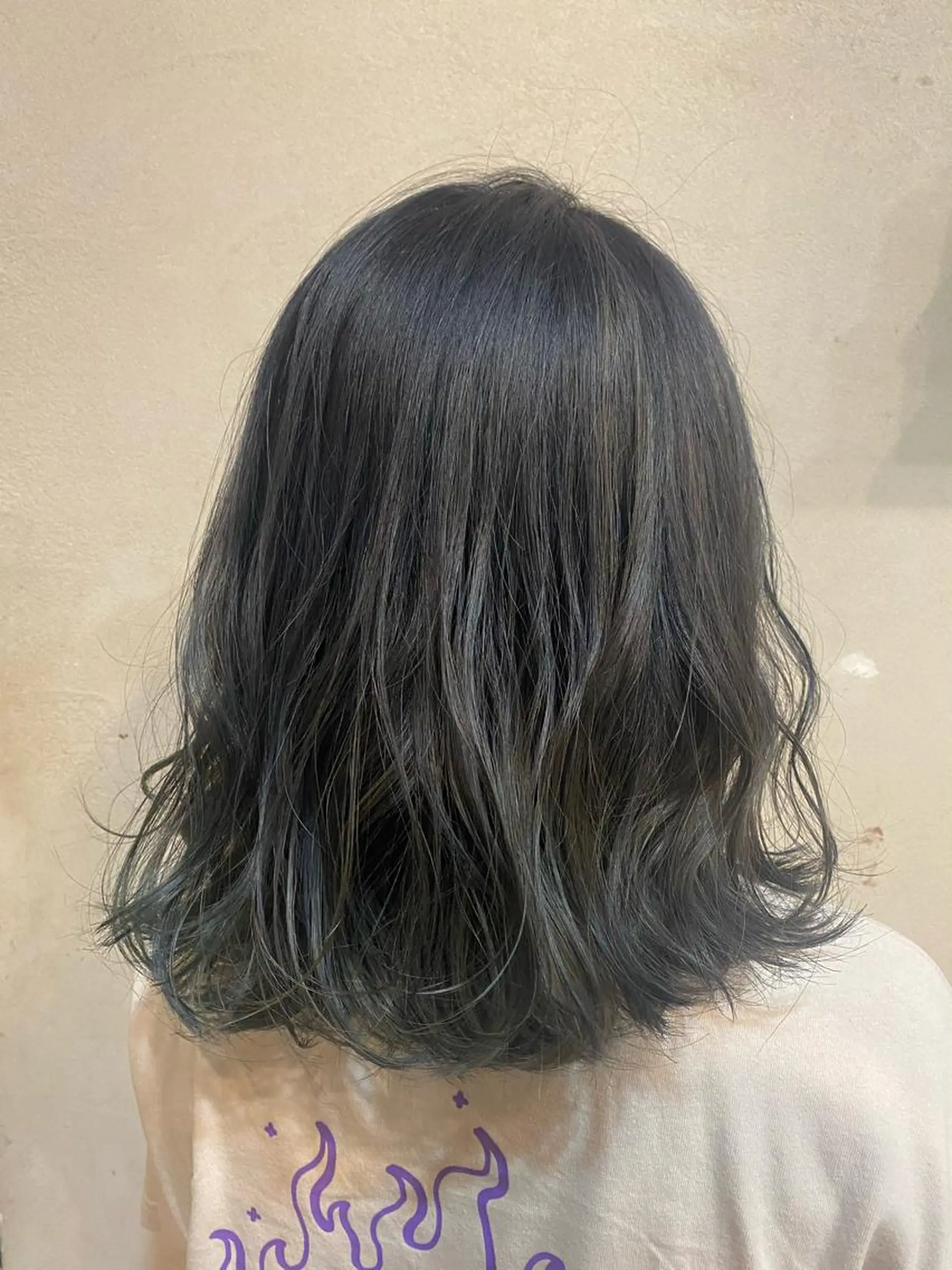 カラー 透明感カラー グレージュ 藤原 侑香のヘアスタイル