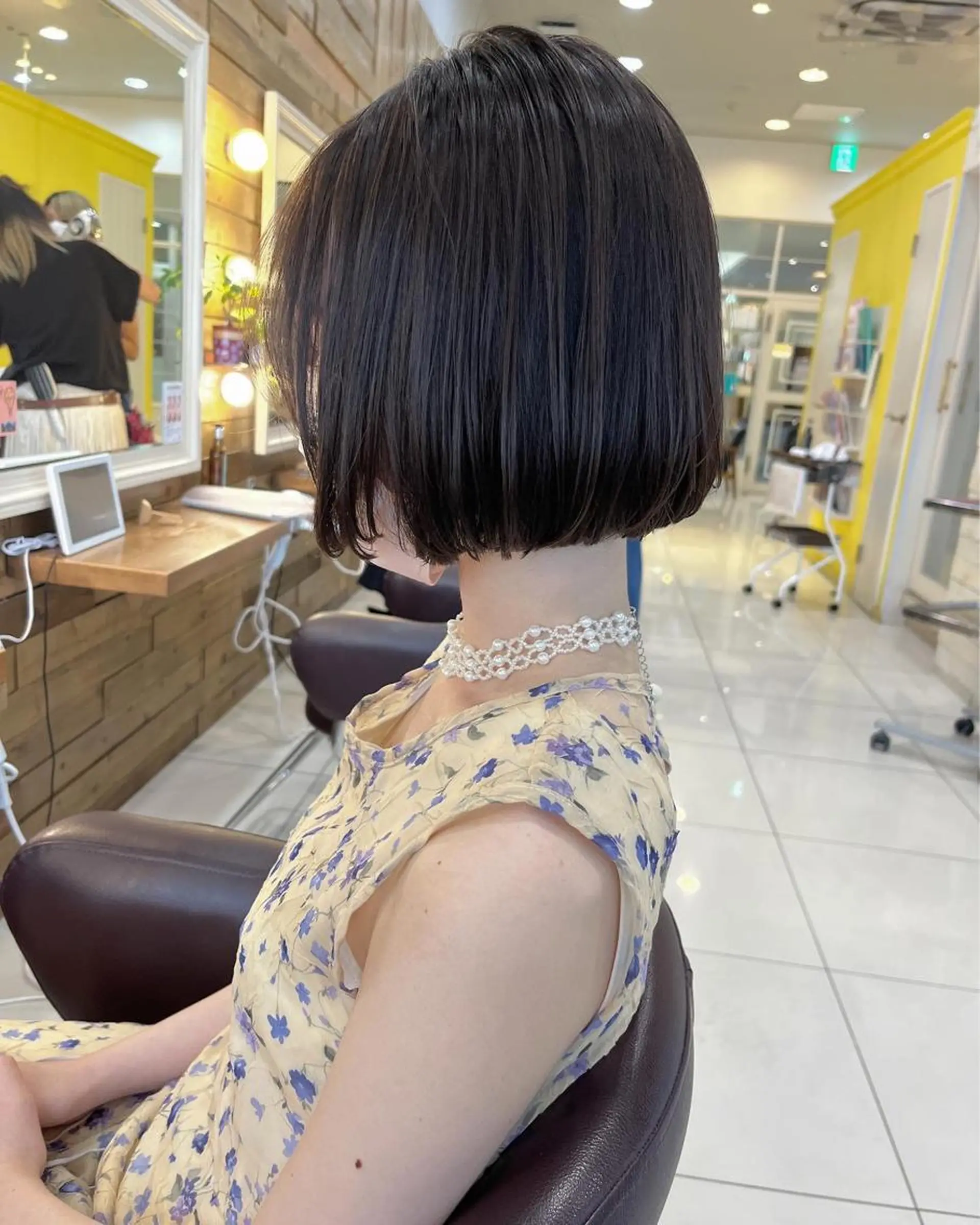 ショート 黒田瀬奈/ボブ まろやかベージュのヘアスタイル