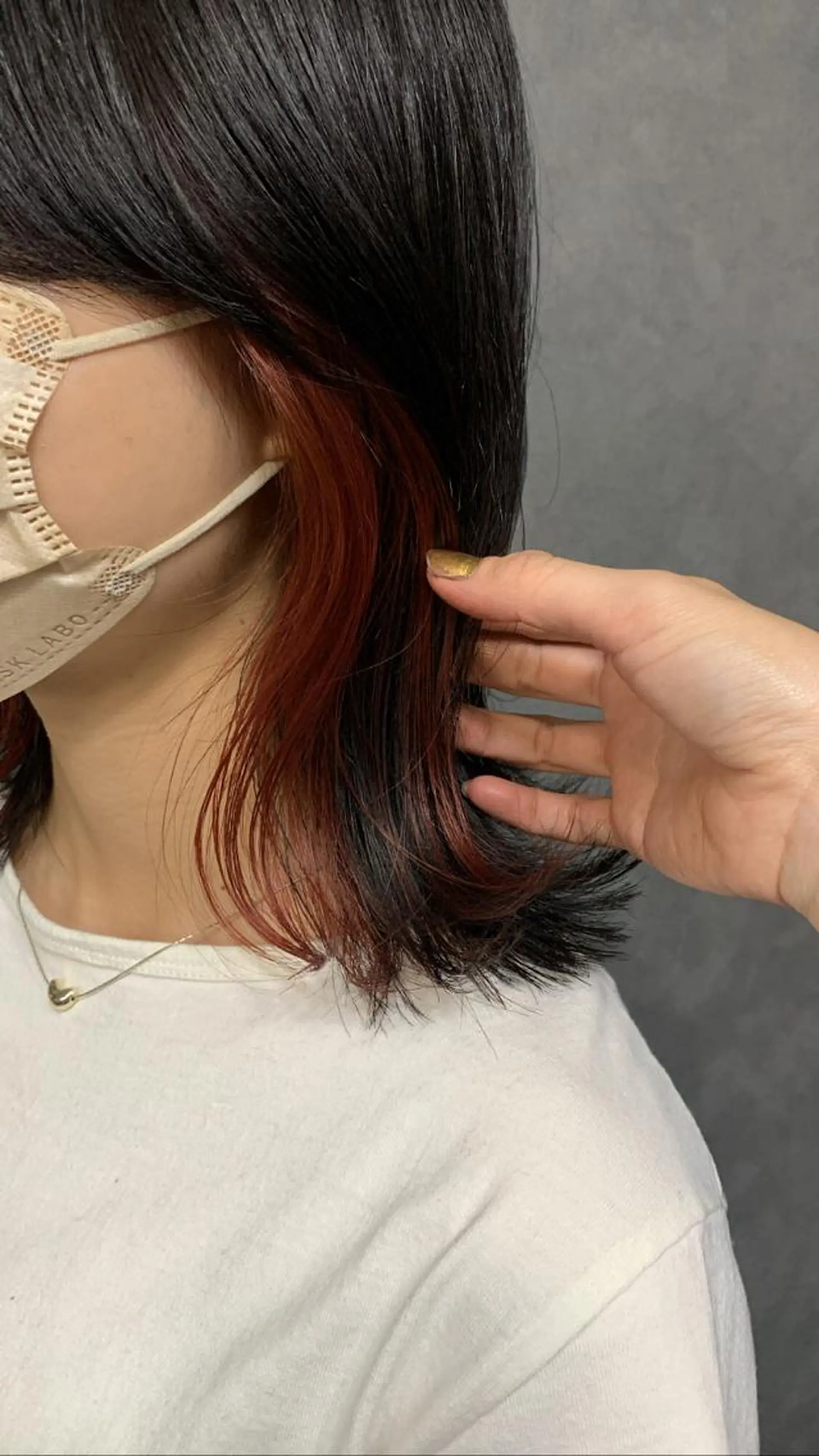 ミディアム カラー インナーカラー chouette/ 根本優希のヘアスタイル