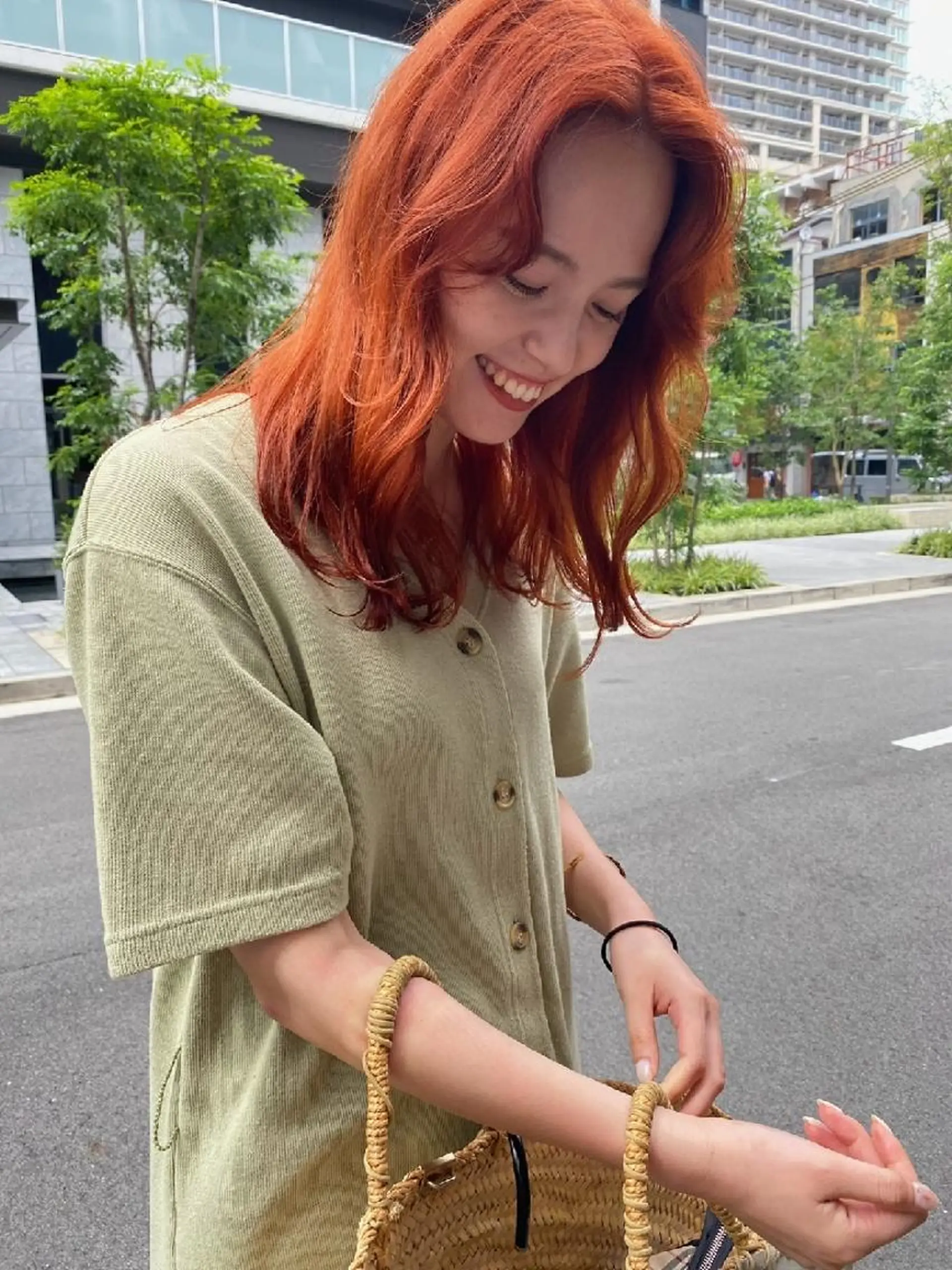 セミロング カラー パーマ ヘアアレンジ メンズ キッズ ネイル 梅田  illfrere 所属・イルフレール ryuのヘアスタイル