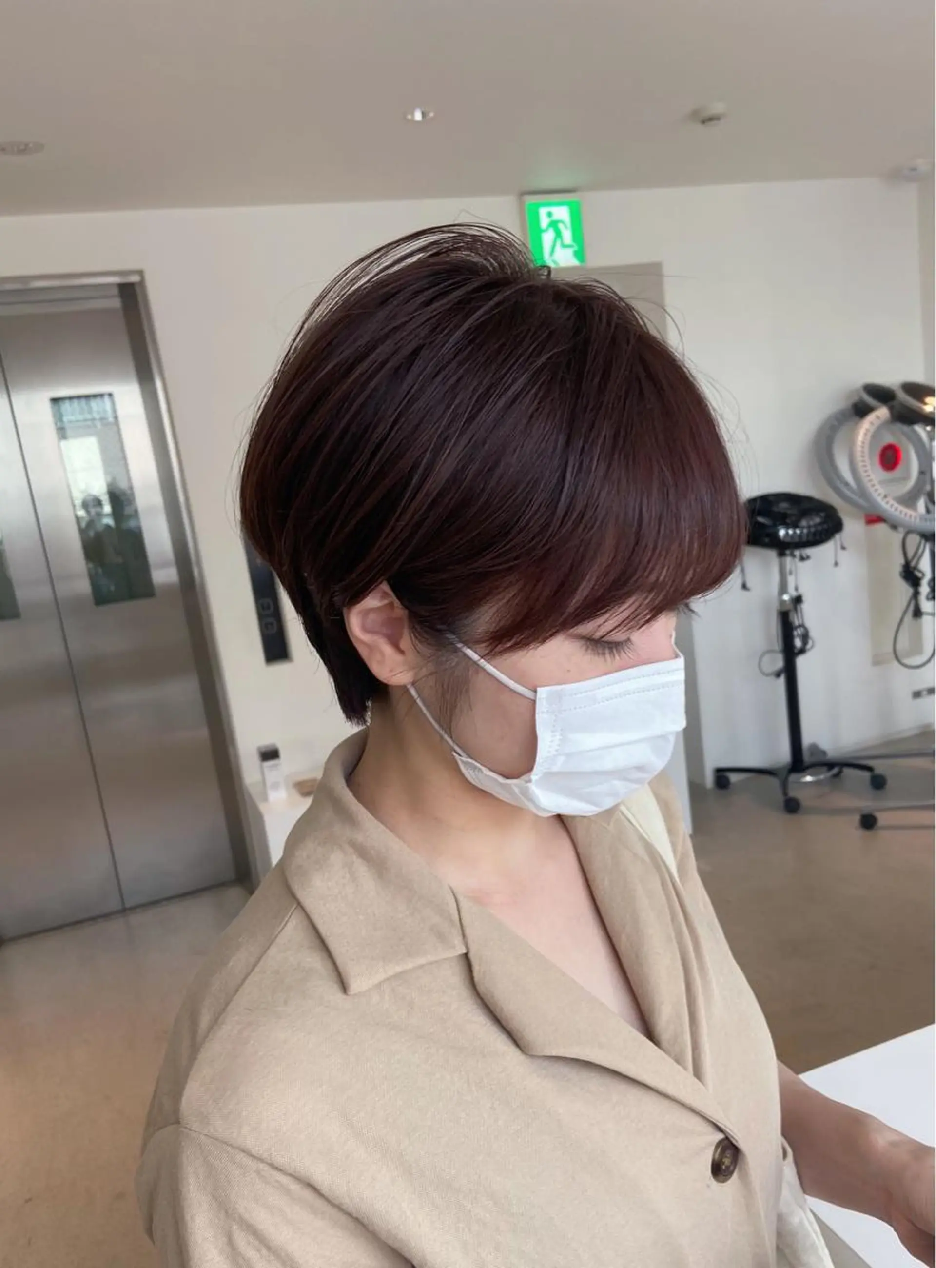 ショート カラー ピンクカラー STAN WOOD所属・似合わせcut 🔥yutakaのヘアスタイル