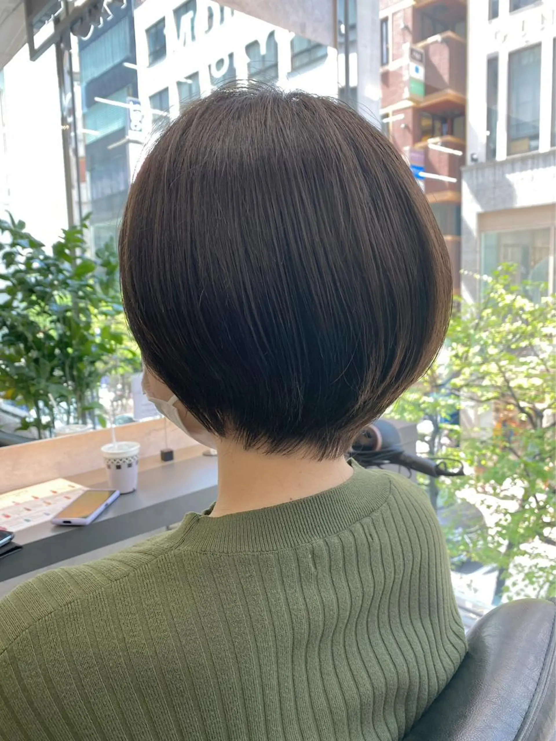 ショート カラー レイヤー×顔周 り×髪質改善/MIUのヘアスタイル