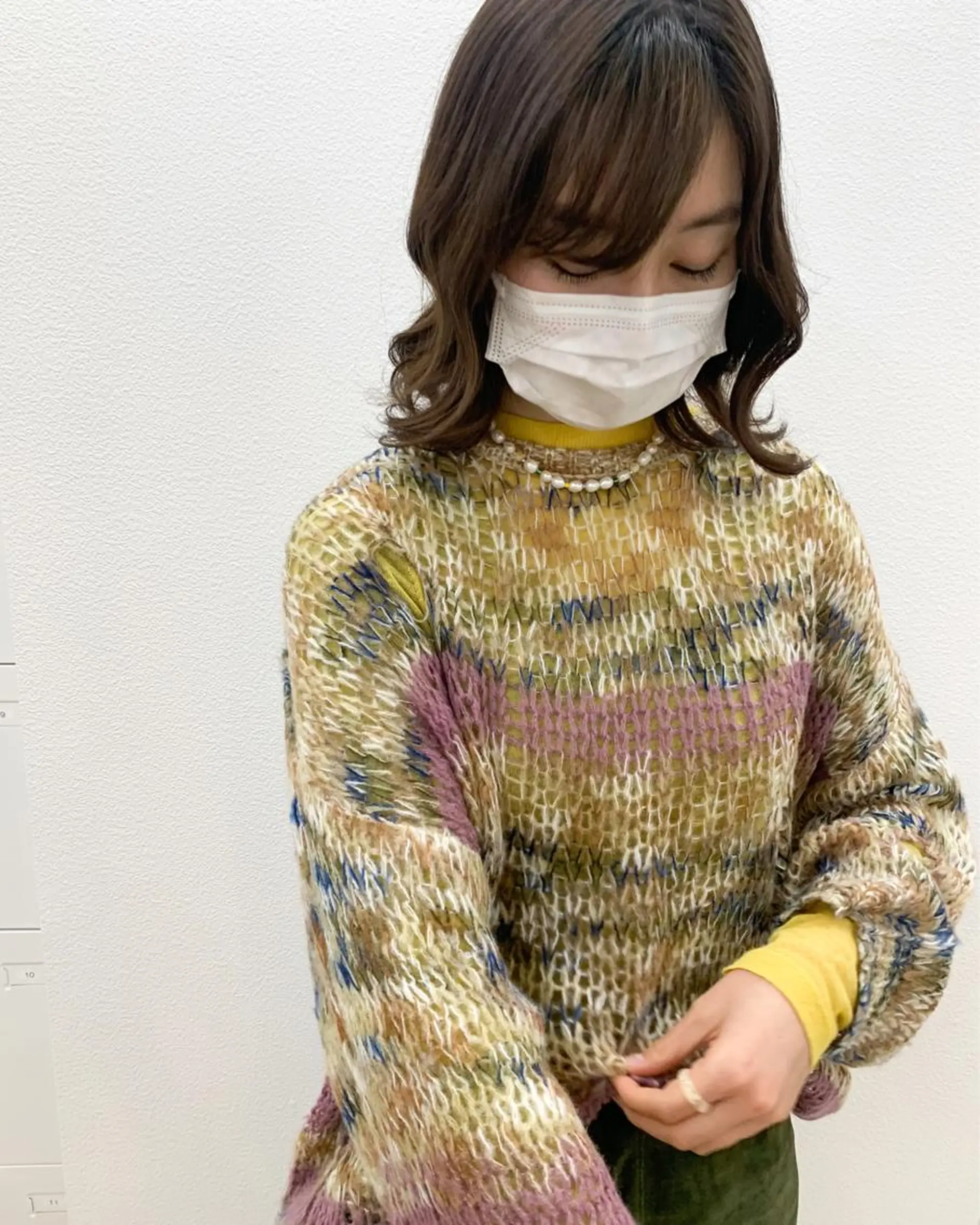 ミディアム カラー ヘアアレンジ ブリーチ ブラウンカラー cirrus🕊 山縣あかりのヘアスタイル