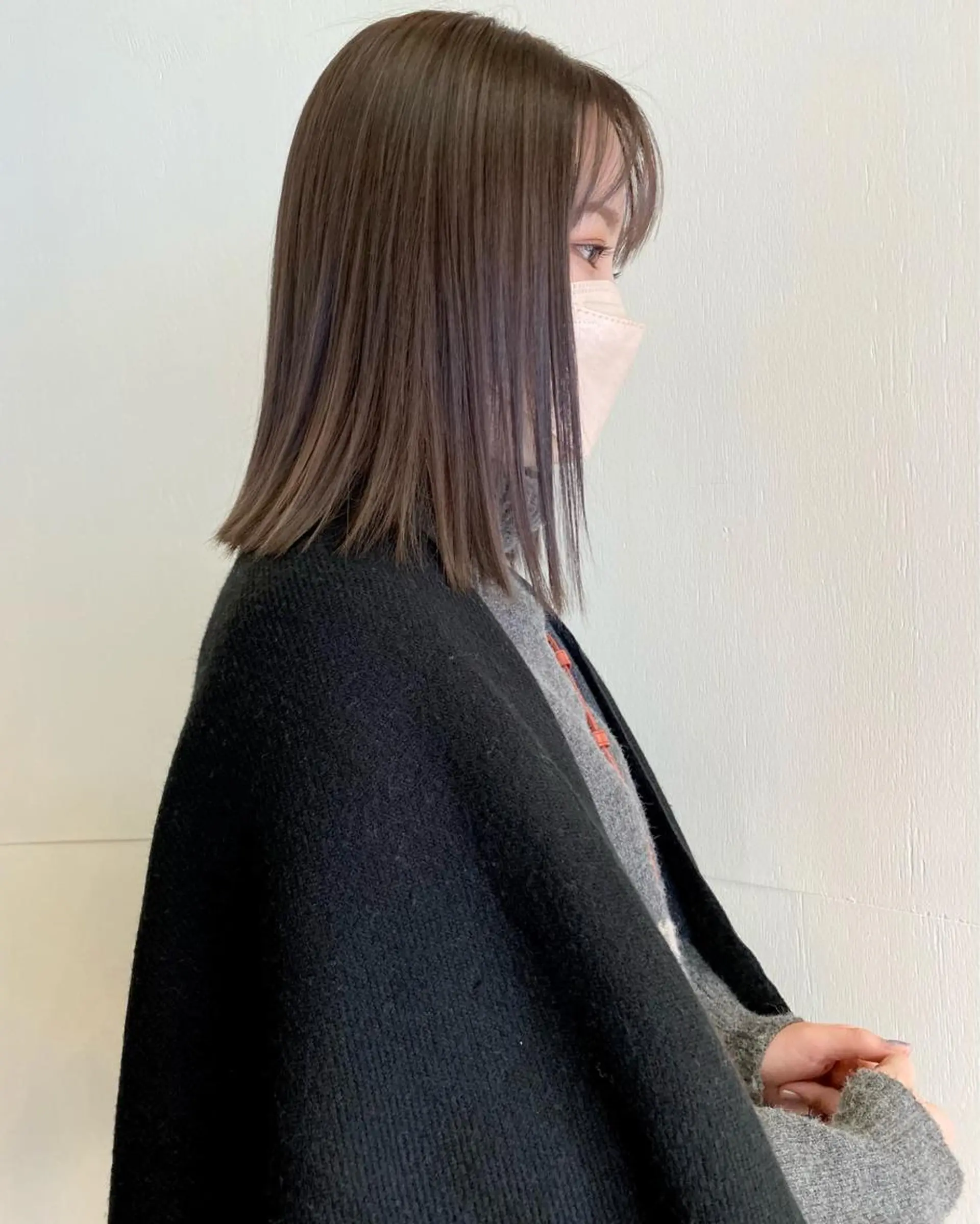 ミディアム カット ヘアカラー トリートメント LOVESTOIKE 堂本のヘアスタイル