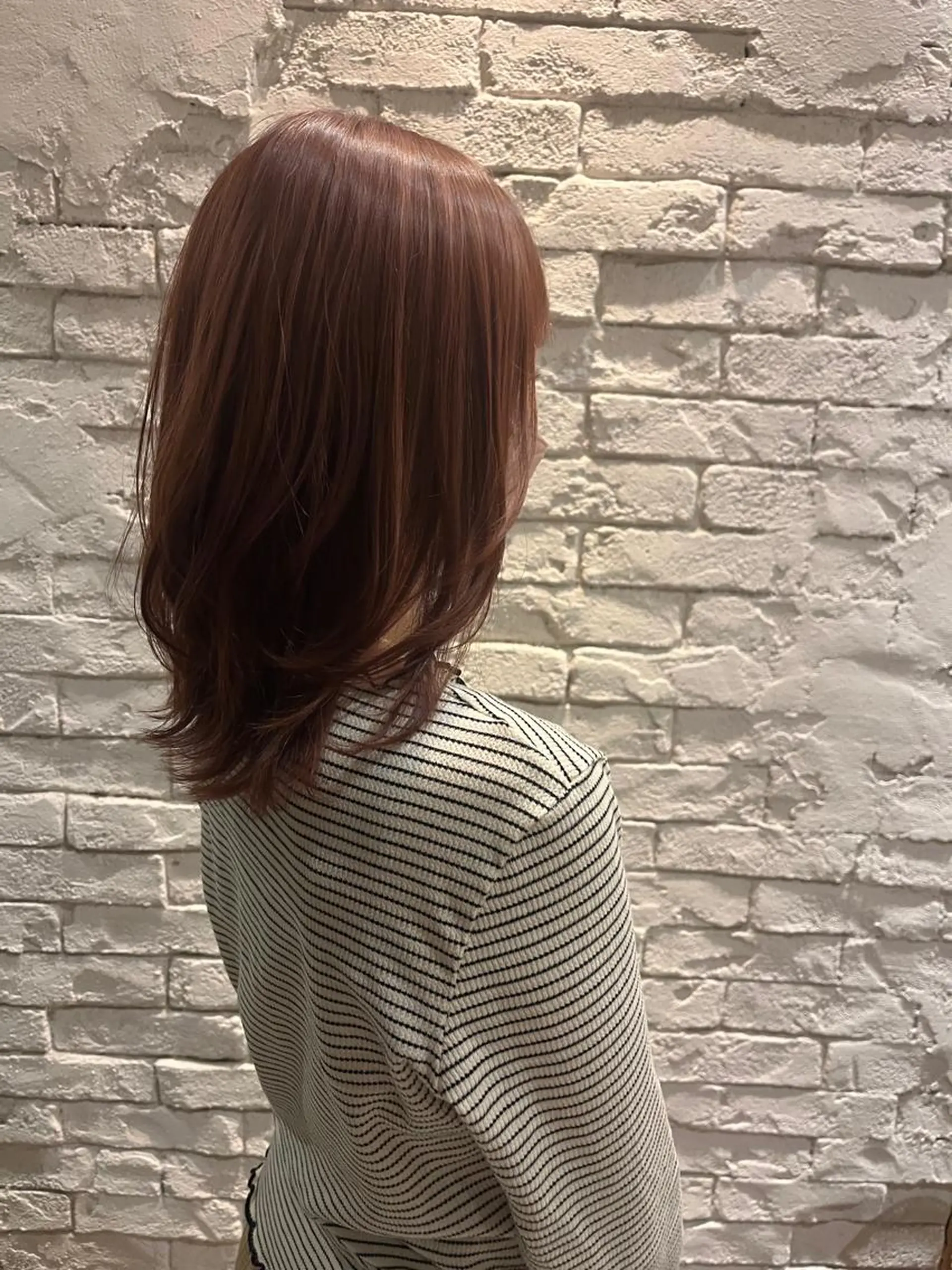 ミディアム 北野 未優香のヘアスタイル