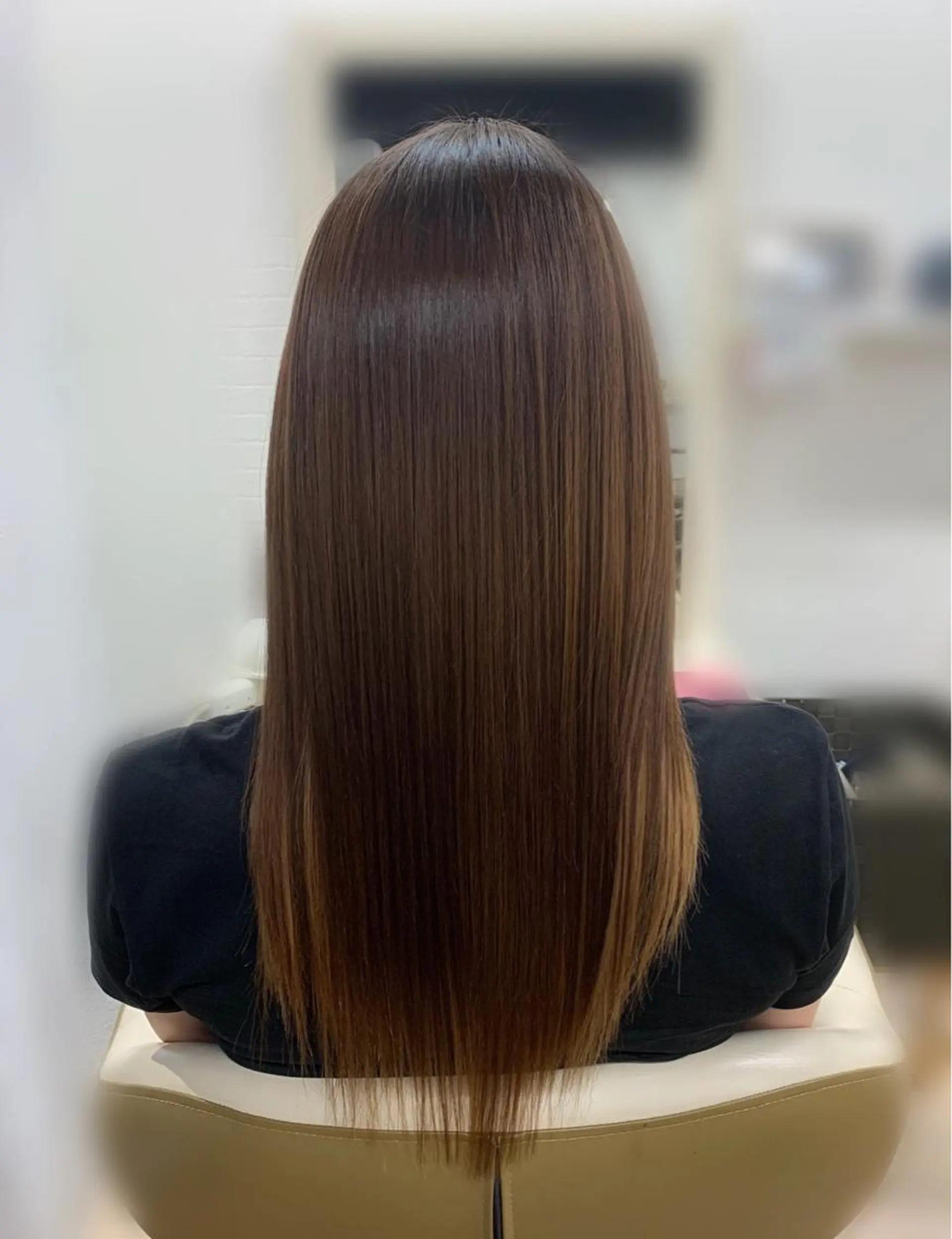 セミロング エクステ エクステ GLOSS 心斎橋 山上のヘアスタイル