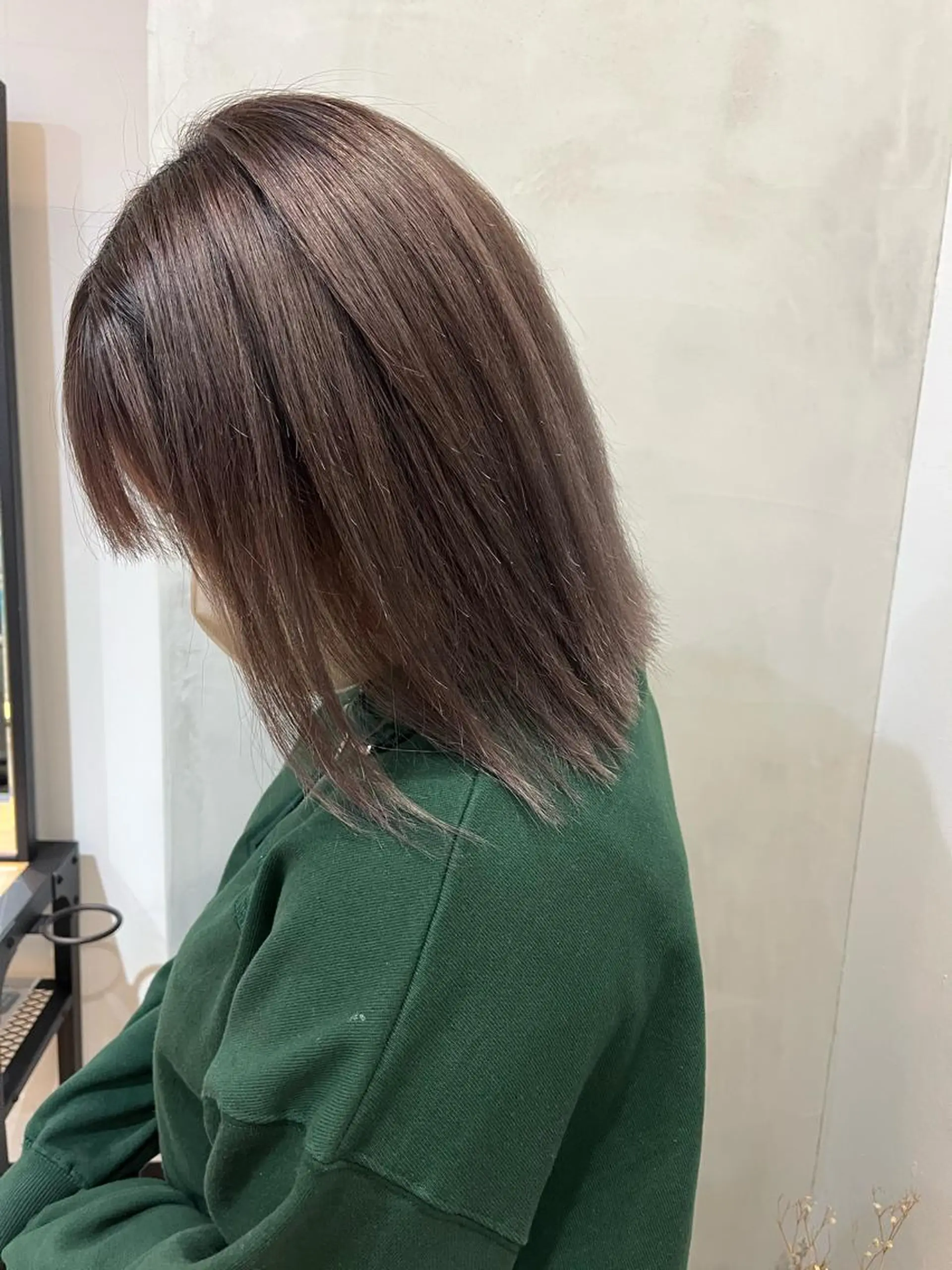 ミディアム カラー ヘアアレンジ グレージュ ラベンダーカラー ラベンダーグレージュ ラベンダーグレー ヘアカラー トリートメント あおい 🍒暖色カラーのヘアスタイル