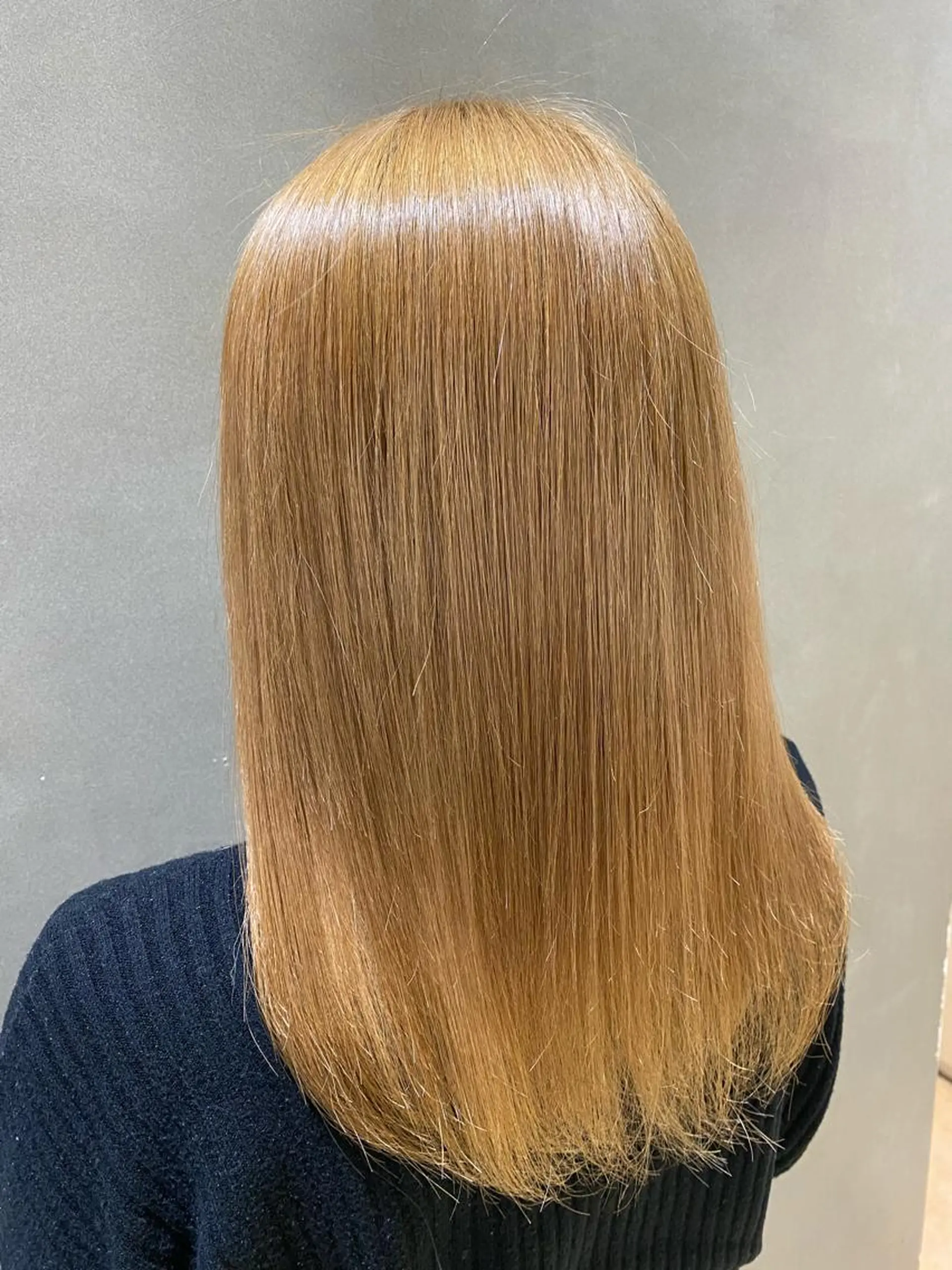 セミロング トリートメント 酸熱トリートメント Elle✂︎ Riinaのヘアスタイル