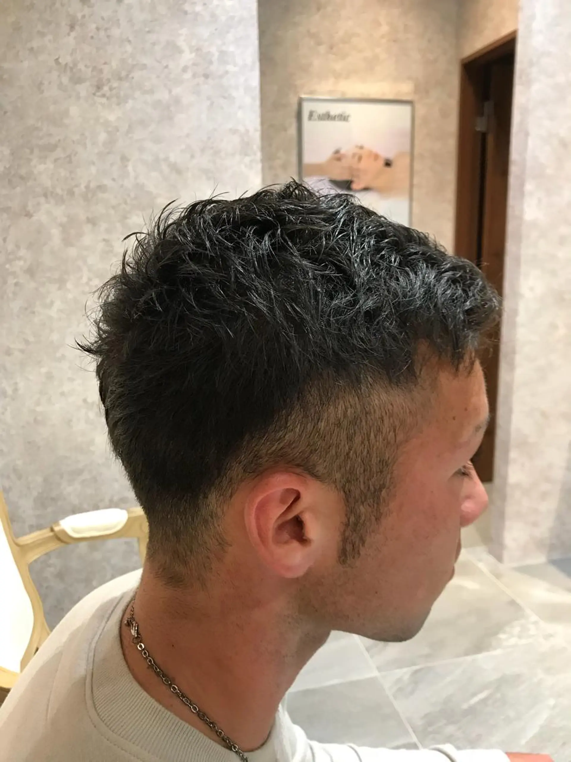 ショート メンズ メンズショート ショートヘア カット ヘアカラー トリートメント earth尾形美穂 🫧髪質改善縮毛🫧のヘアスタイル