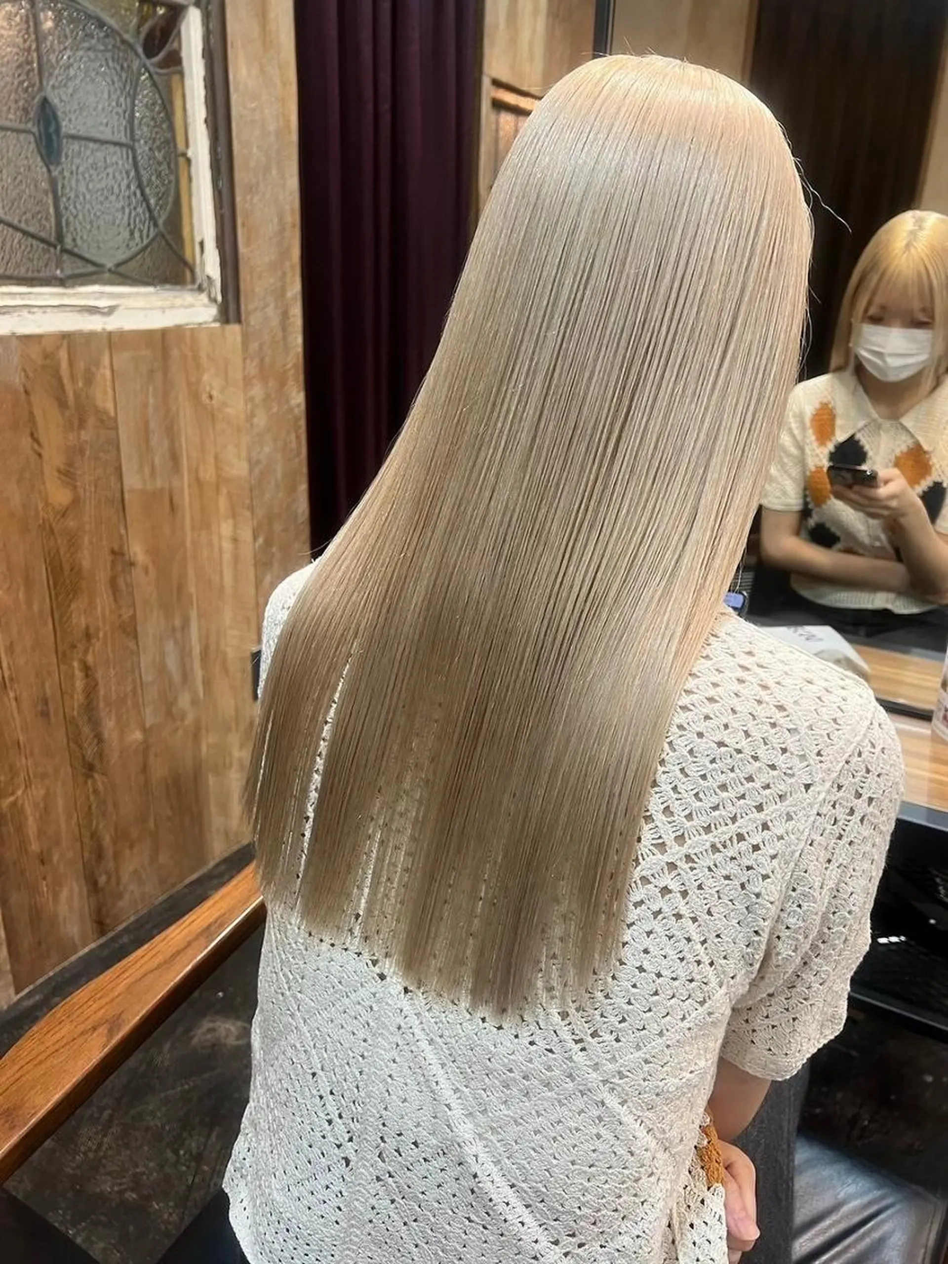 カラー 海外レイヤー/ ブロンドKazuhaのヘアスタイル