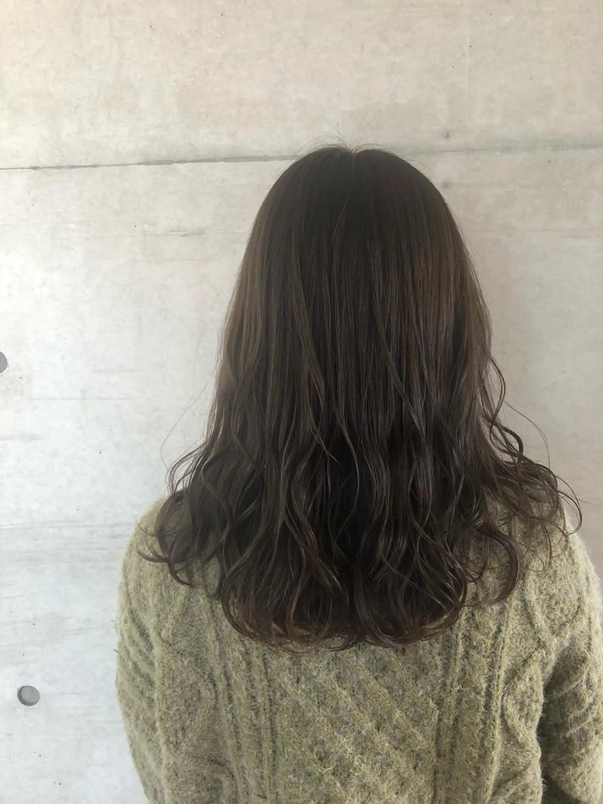 ロング カラー アッシュ アッシュブラウン ブラウンカラー ヘアカラー nagisa /縮毛矯正のヘアスタイル