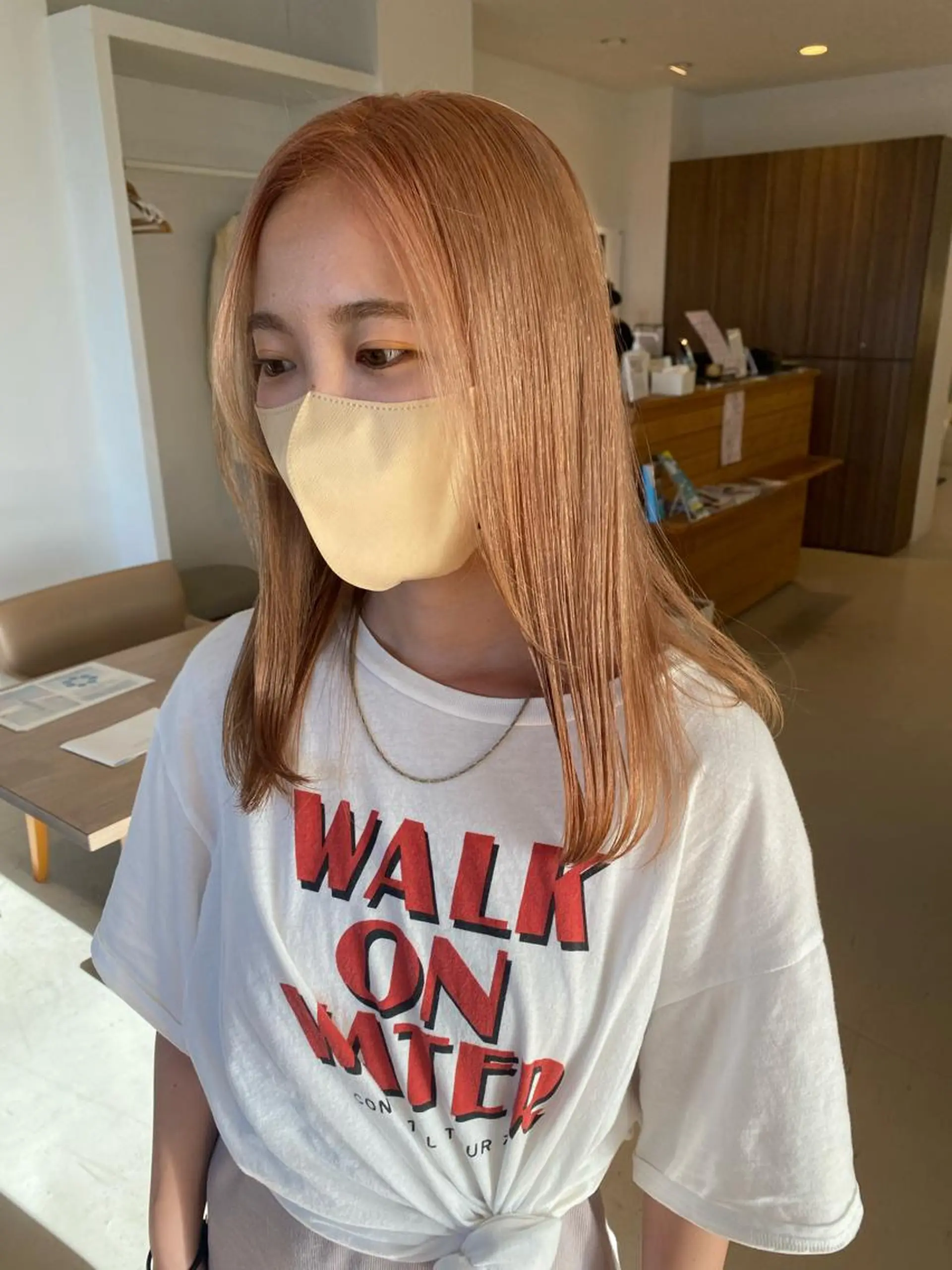 ロング 🎀調布仙川透明感オ リーブカラー干莉🎀のヘアスタイル