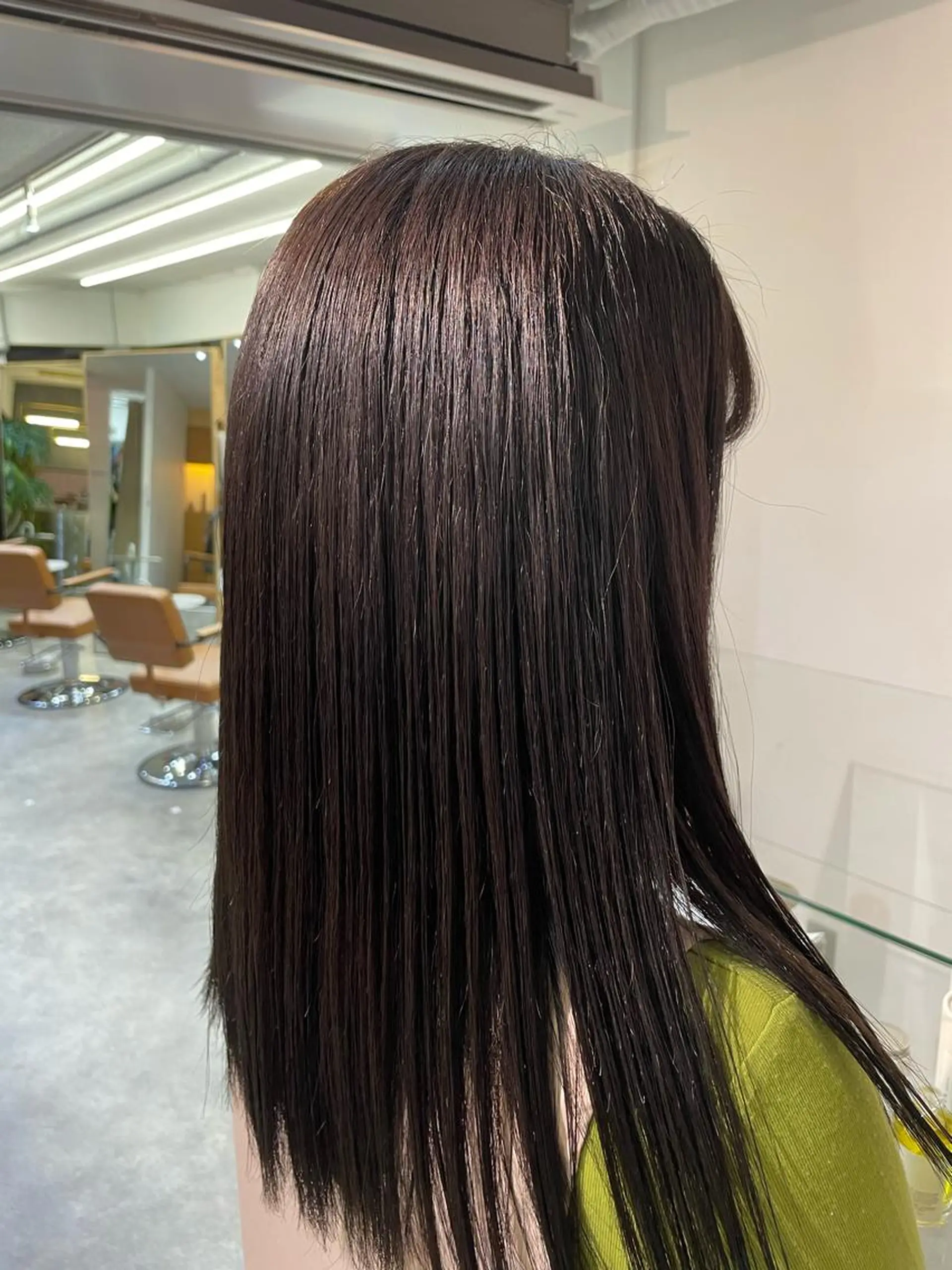 セミロング 縮毛矯正 sakura🌸 レイヤー/韓国ヘアのヘアスタイル