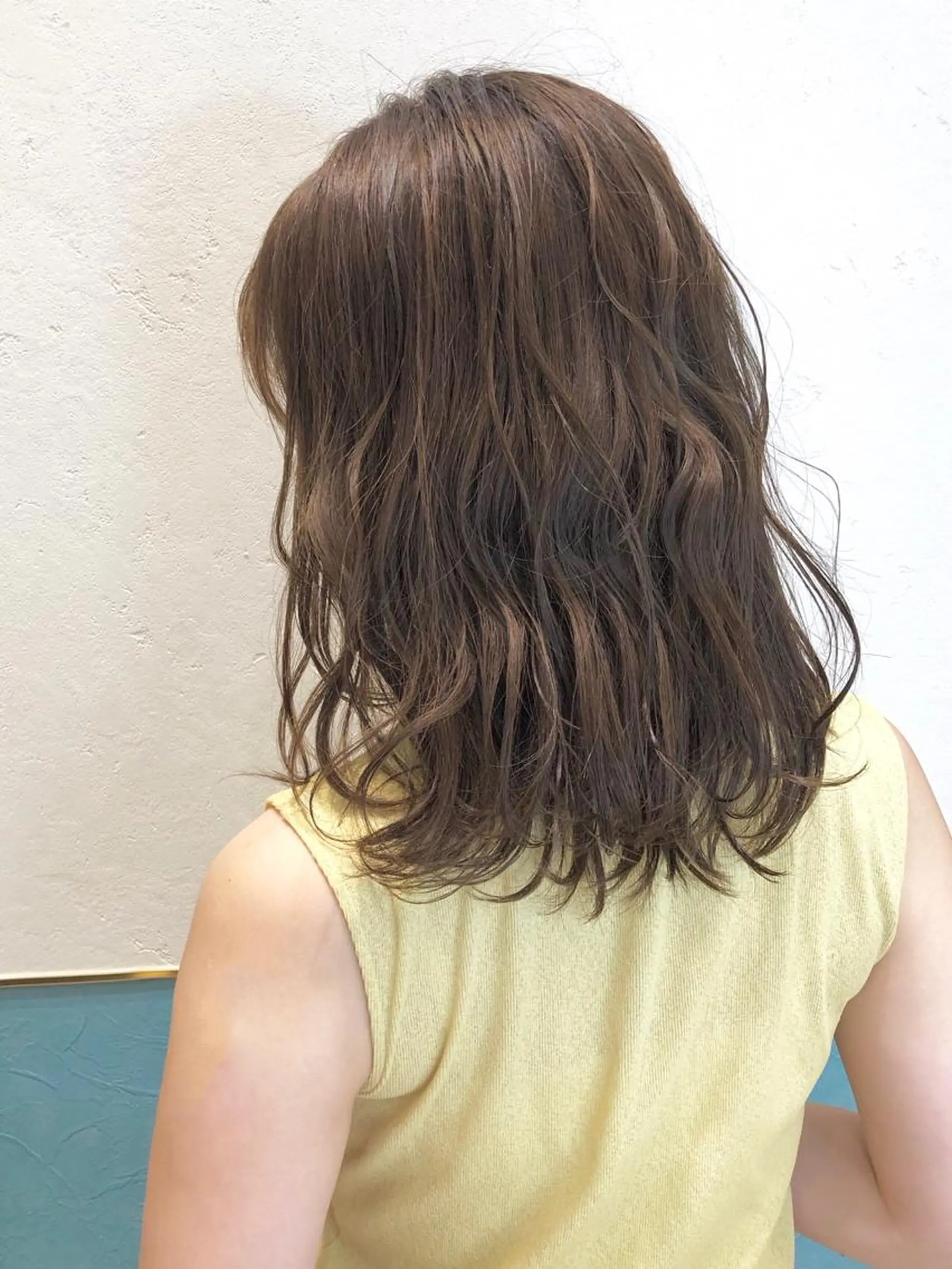 セミロング カラー パーマ Lond labのヘアスタイル