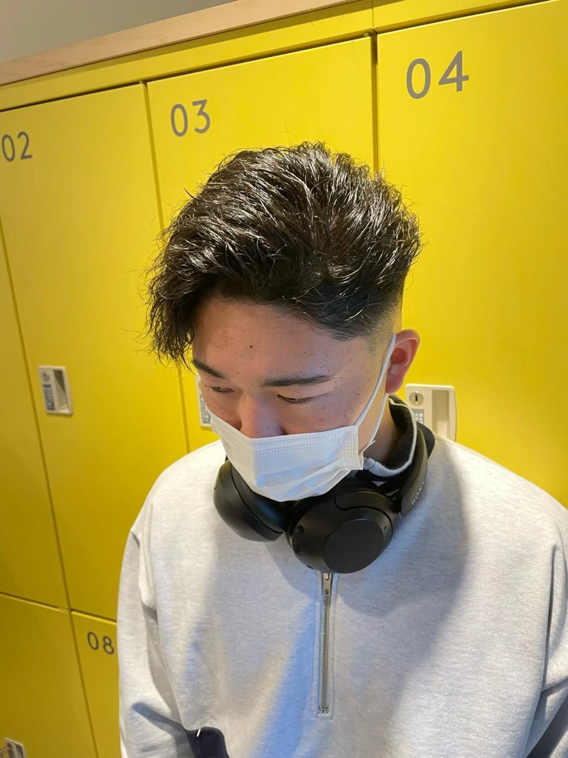 パーマ メンズ Le'a所属・渋谷/フェード/ 國分 翔のヘアスタイル