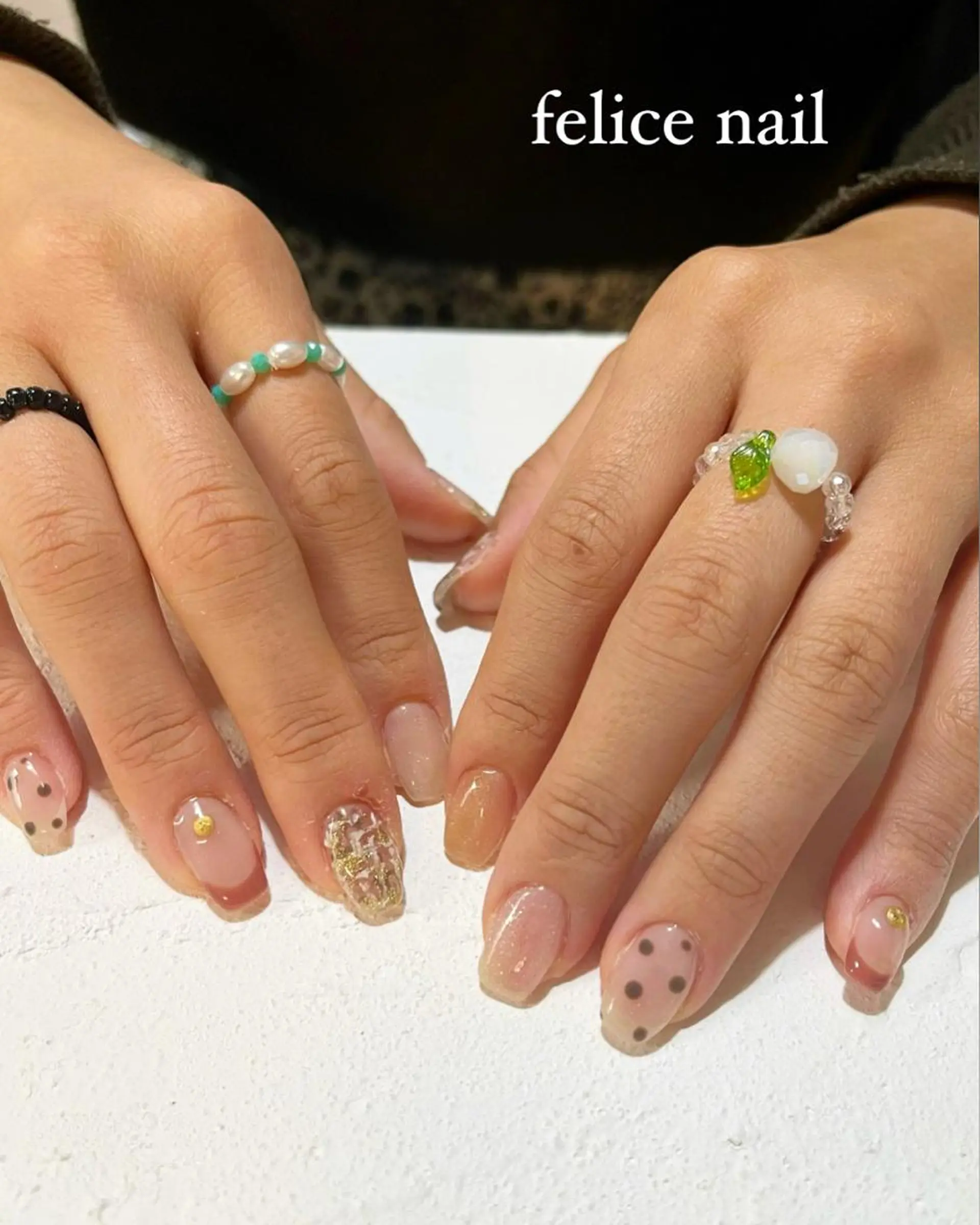 ネイル ガーリー felice nailのネイルデザイン