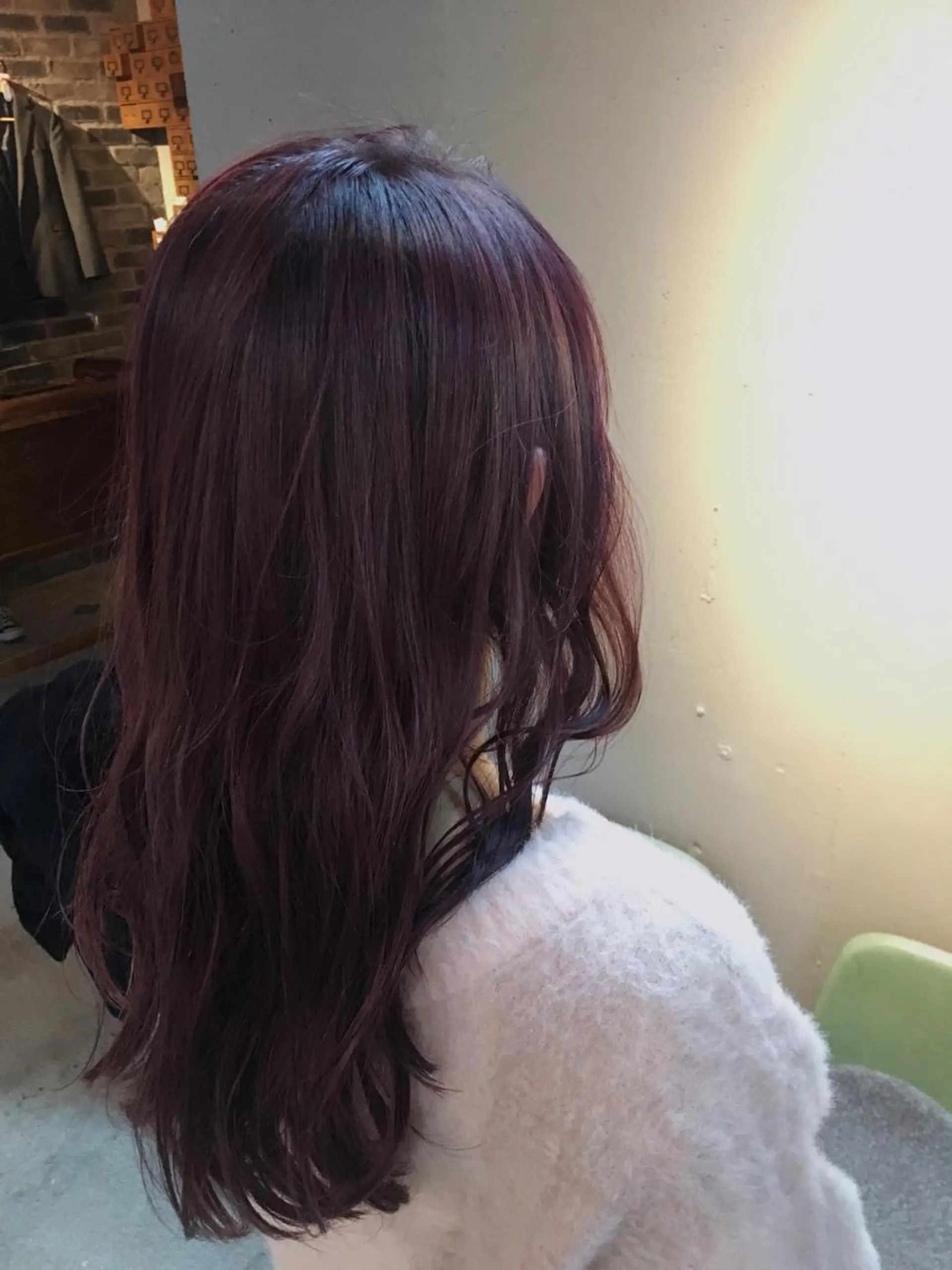 ロング カラー パーマ ブラウンカラー ピンクカラー ピンクブラウン 縮毛矯正 トリートメント 代表 中島貴志のヘアスタイル