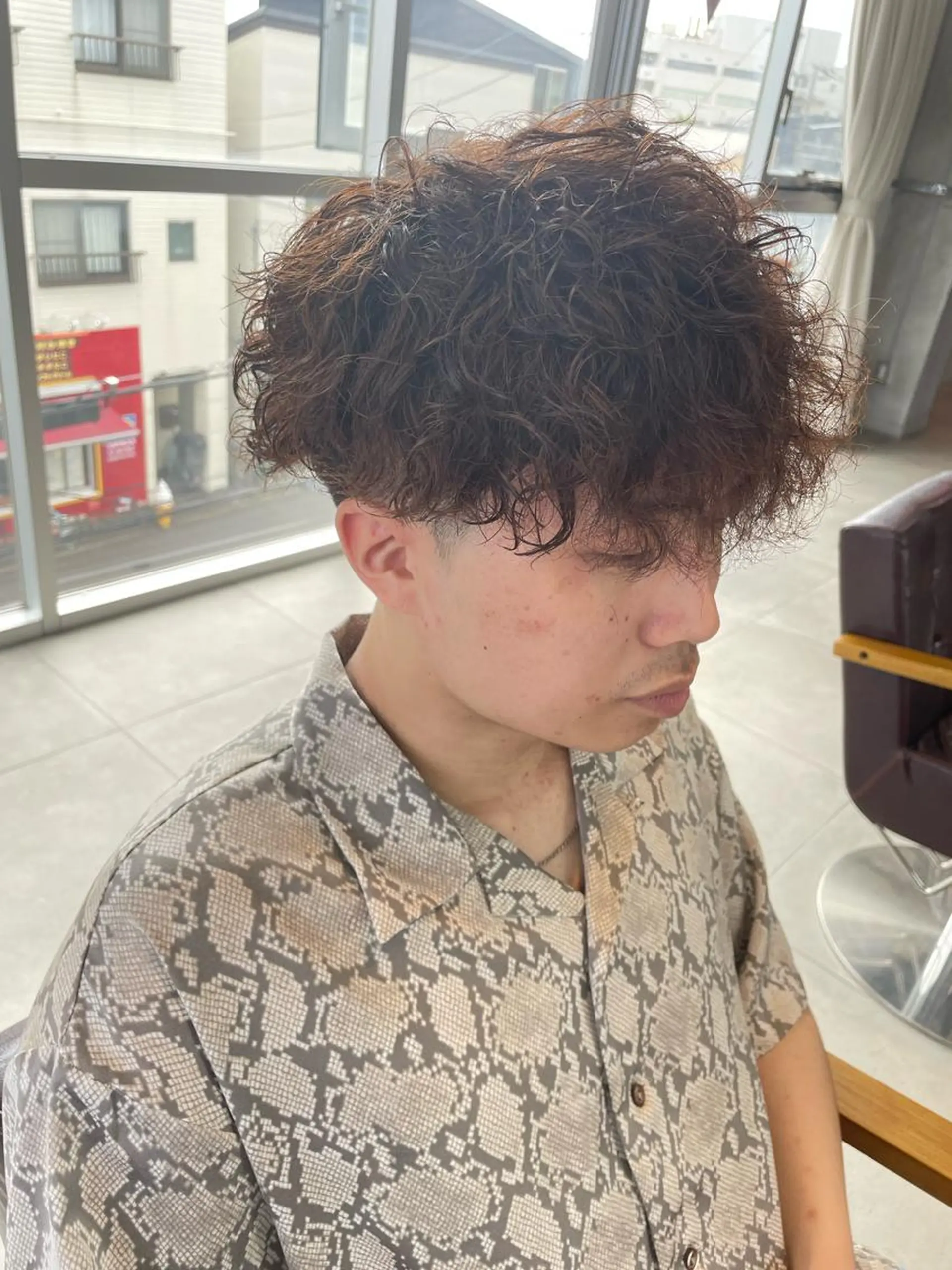 ショート パーマ メンズ 辻堂メンズ特化 YU-YAのヘアスタイル