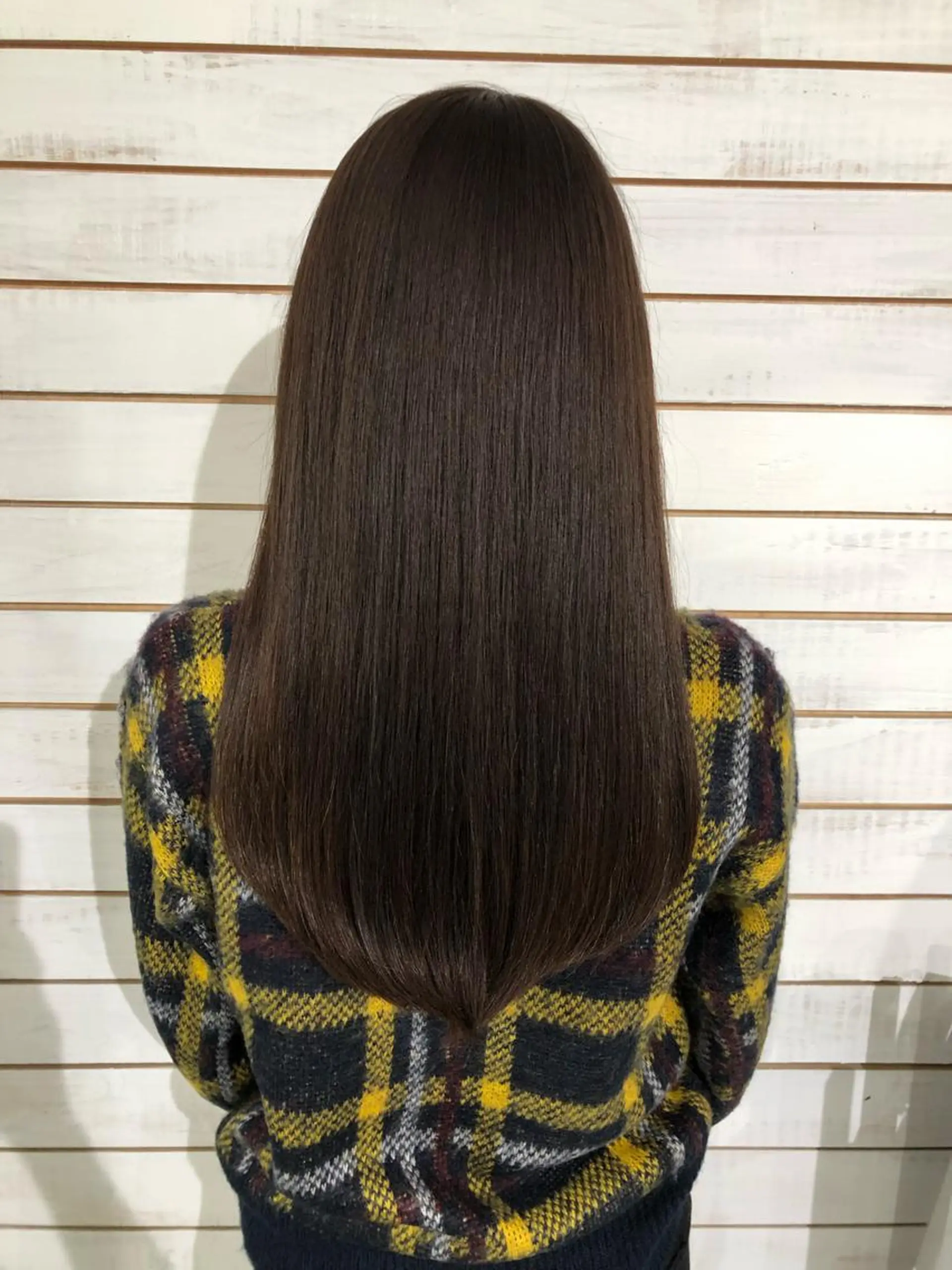 セミロング カラー アッシュ ベージュカラー ダークアッシュ 🦋美髪／エクステ 🦋アベイクミのヘアスタイル