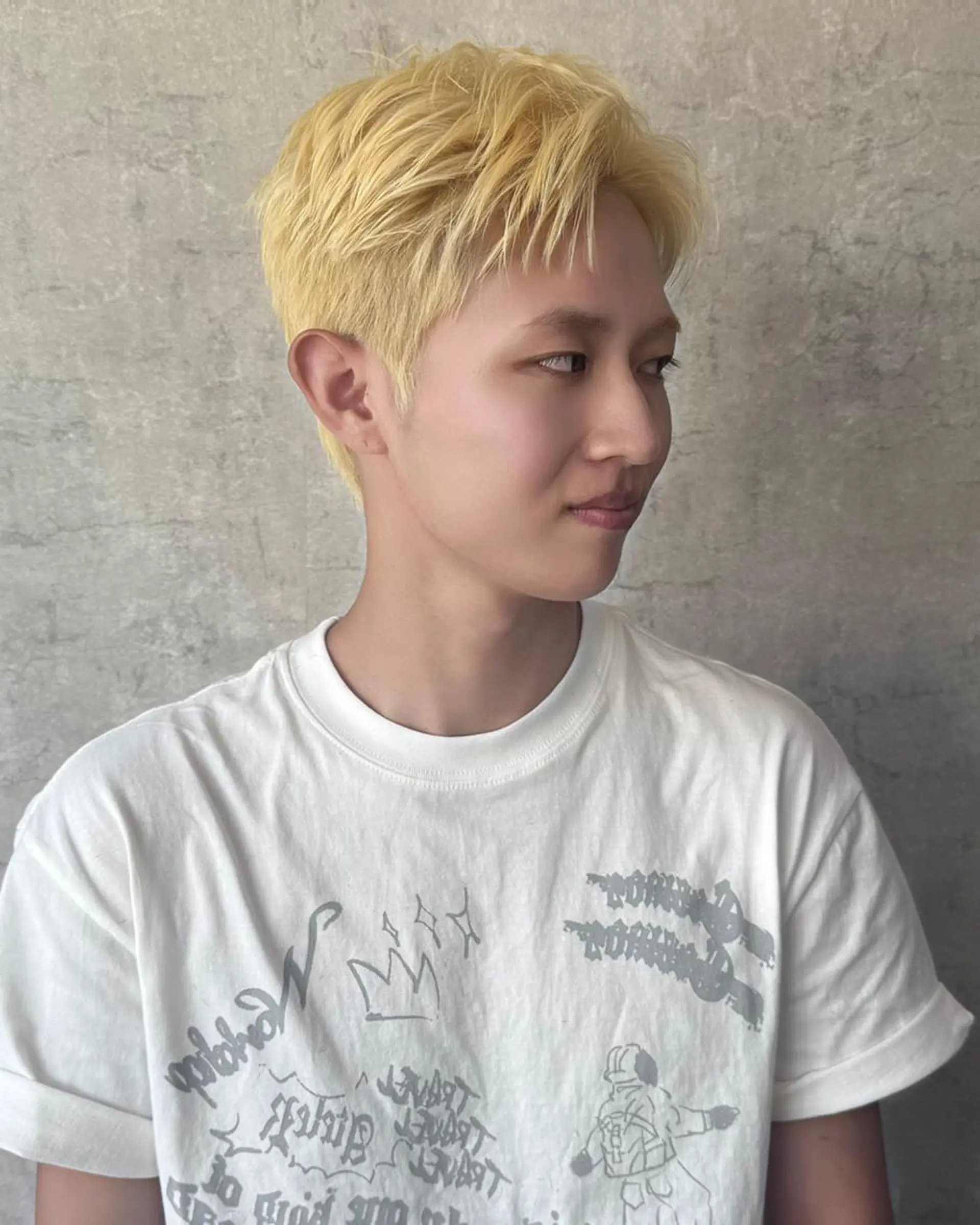 ショート 韓国風ヘア カット ヘアカラー トリートメント ヘアセット Men's Eir Kodamaのヘアスタイル