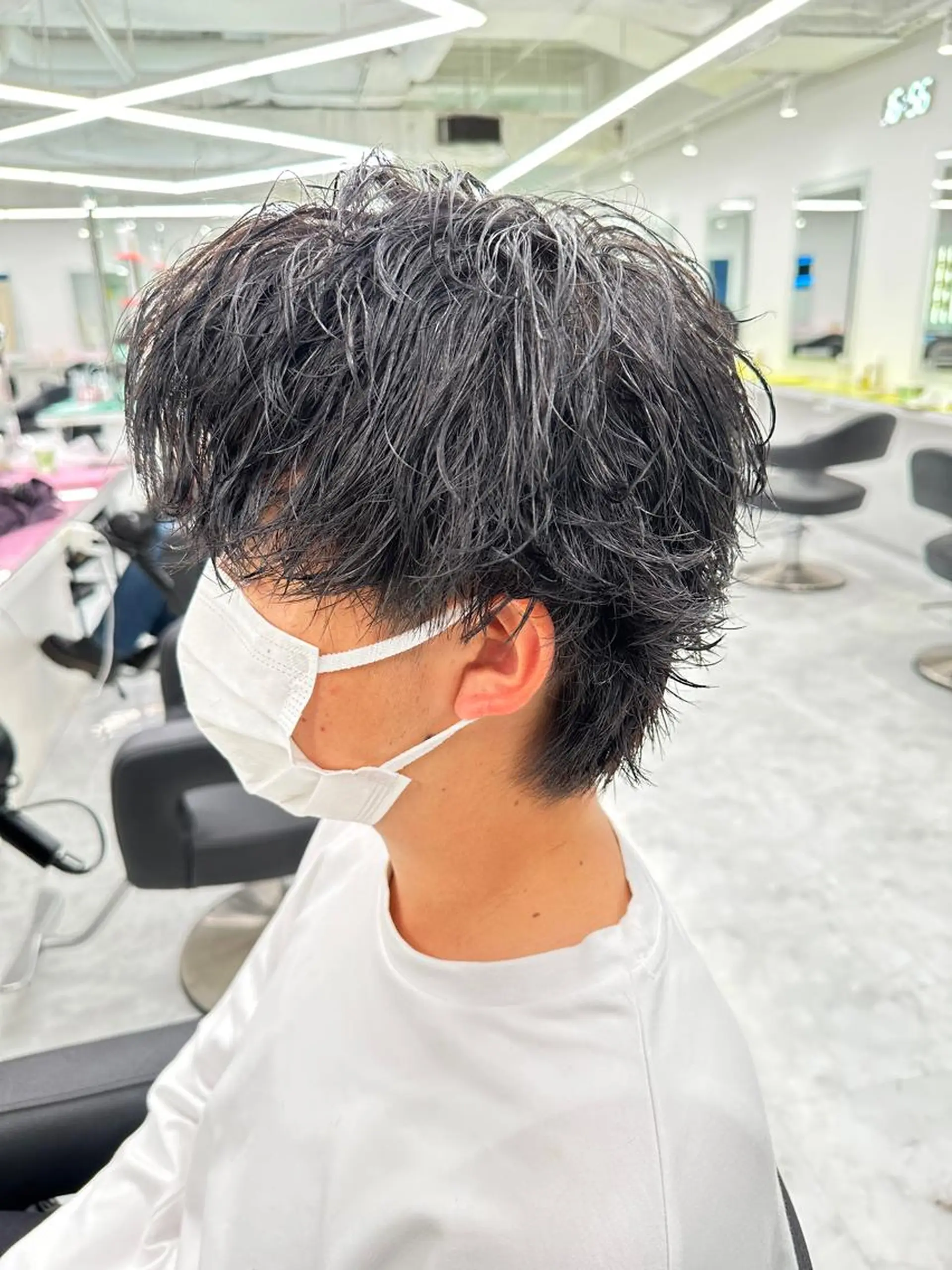 ショート カラー パーマ メンズ 【メンズサロン】 BLUCK 横浜のヘアスタイル