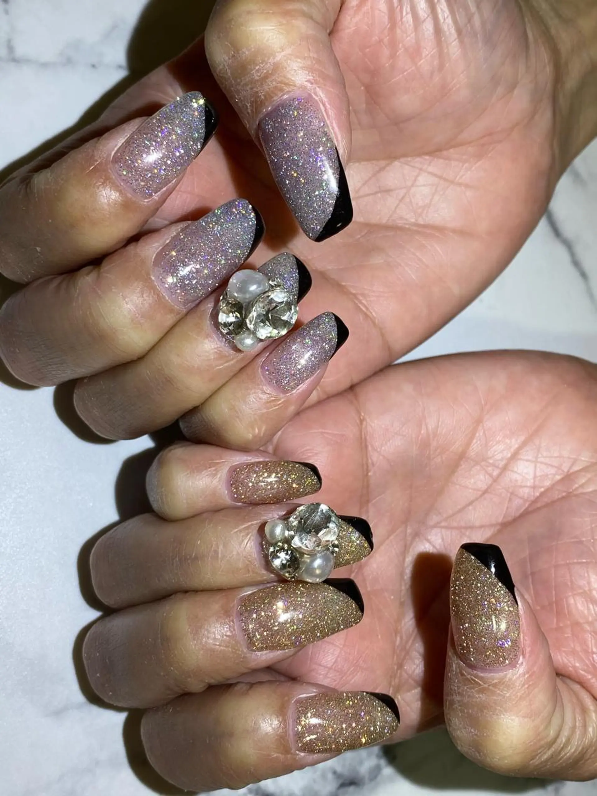 ネイル フラッシュネイル ラメ(グリッター) private salon NIKOのネイルデザイン