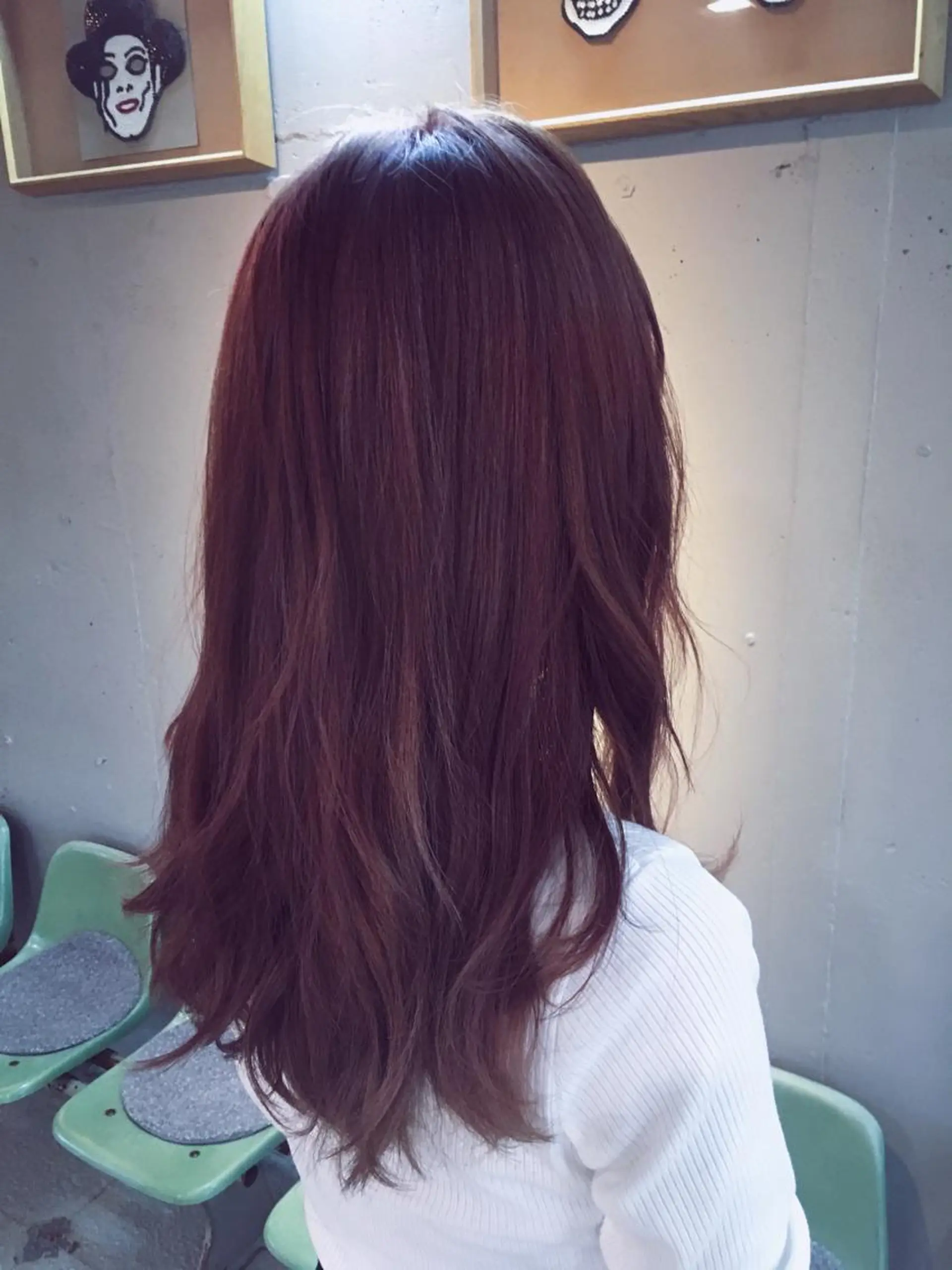 ロング カラー パーマ ラベンダーカラー 代表 中島貴志のヘアスタイル