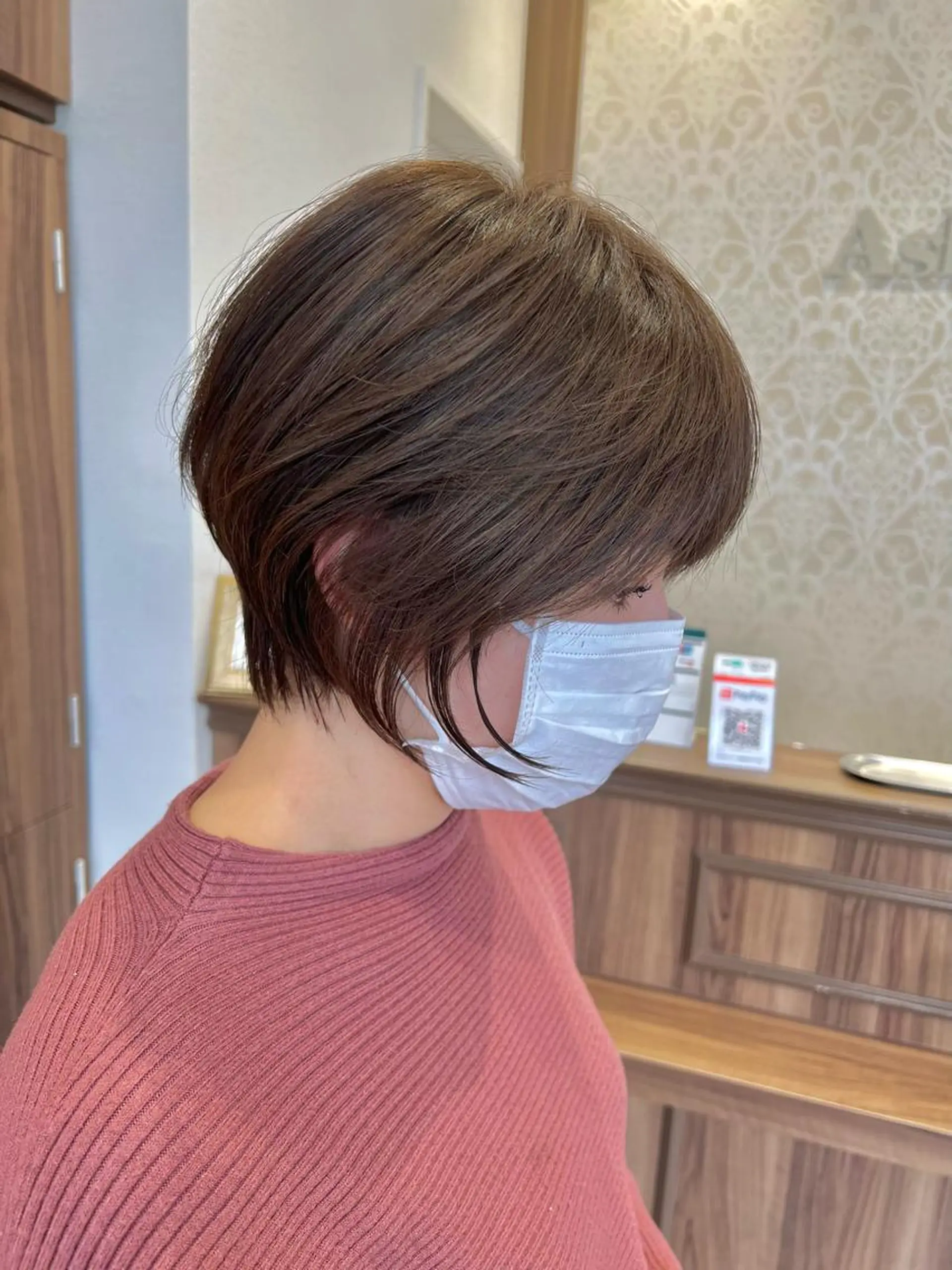 ショート カット ヘアカラー トリートメント 大人ショート/ 高下将一のヘアスタイル