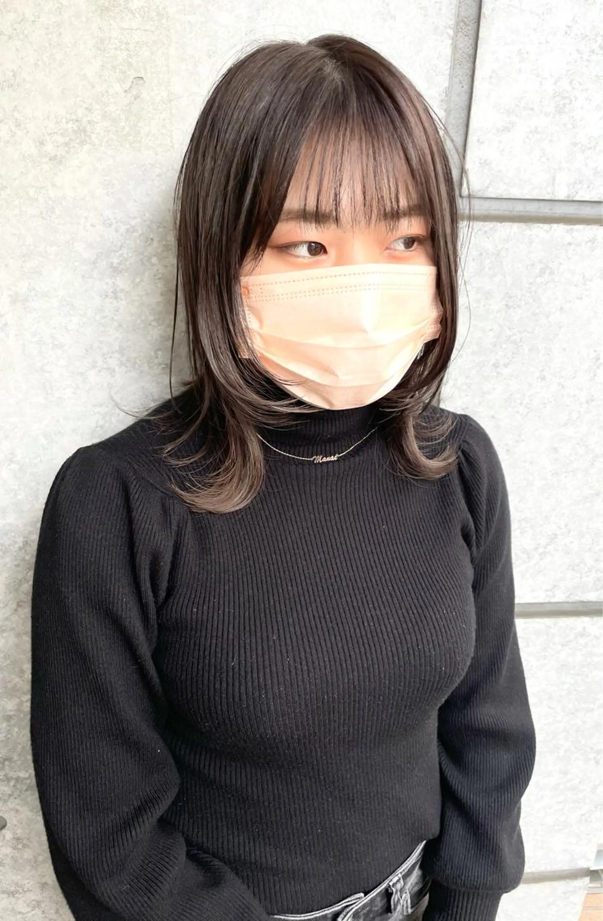 ミディアム カラー ヘアアレンジ MiU所属・韓国×髪質改善×美髪 縮毛矯正×レイヤーのヘアスタイル