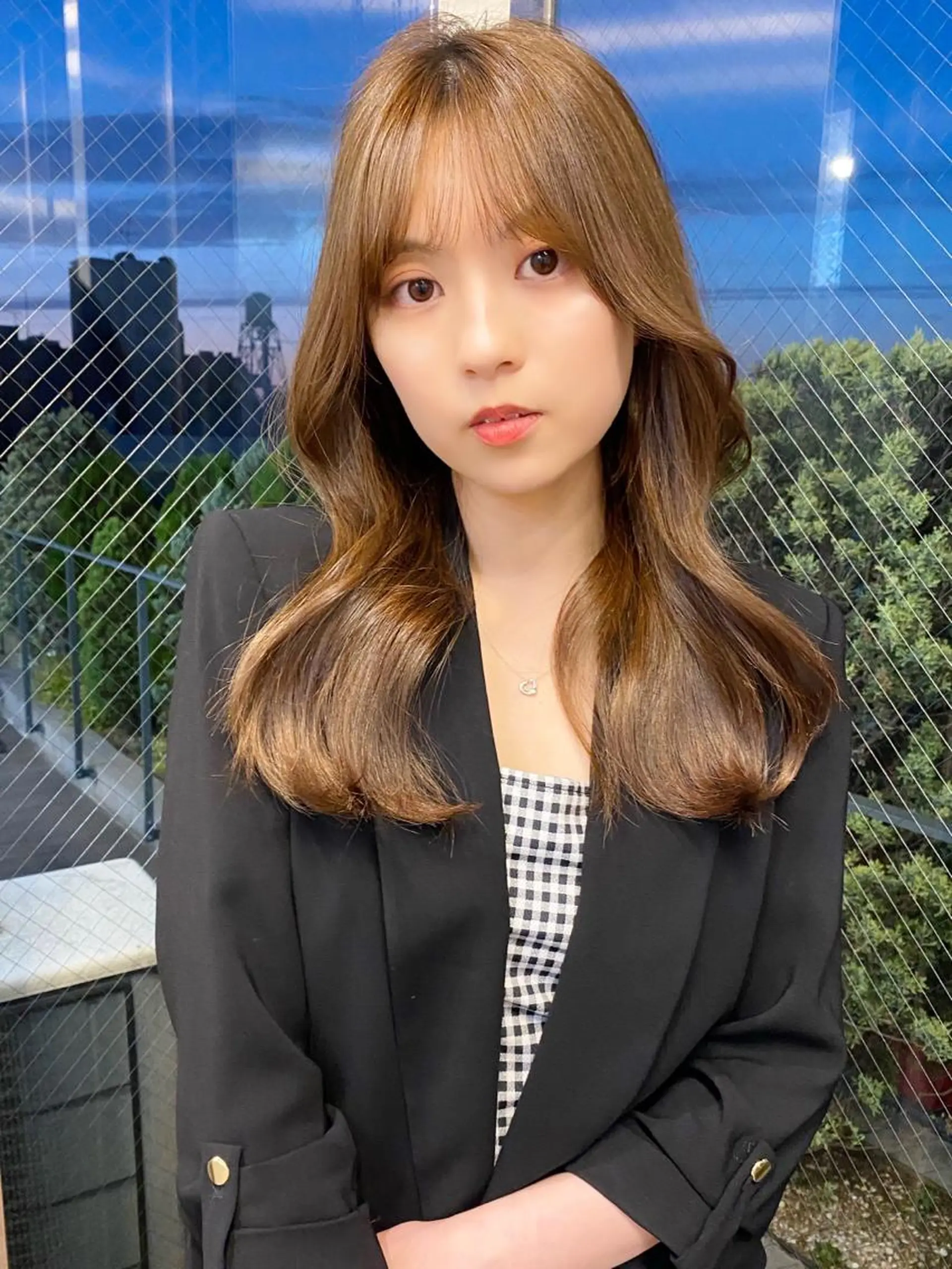 ロング カラー 🥣 hashi 🛋️のヘアスタイル