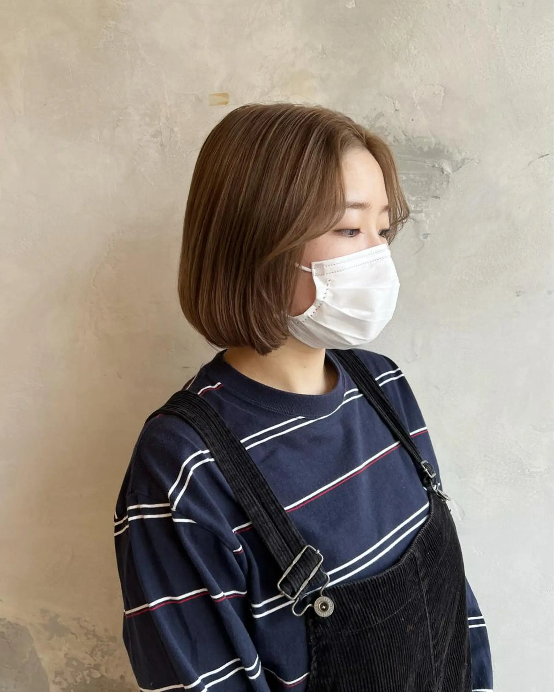 ミディアム 韓国風ヘア SALOWIN熊本 yuseiのヘアスタイル