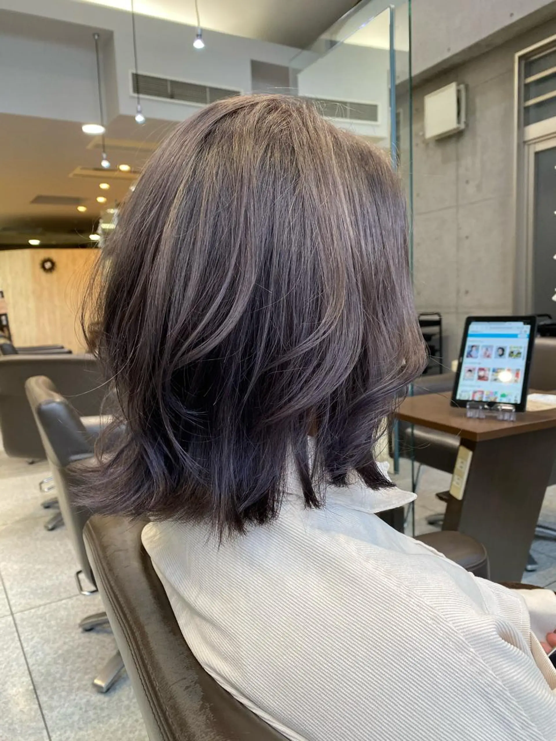 ミディアム カラー ラベンダーカラー ラベンダーグレー 🔥指名率No. 1 🔥⭐️ひかる⭐️のヘアスタイル