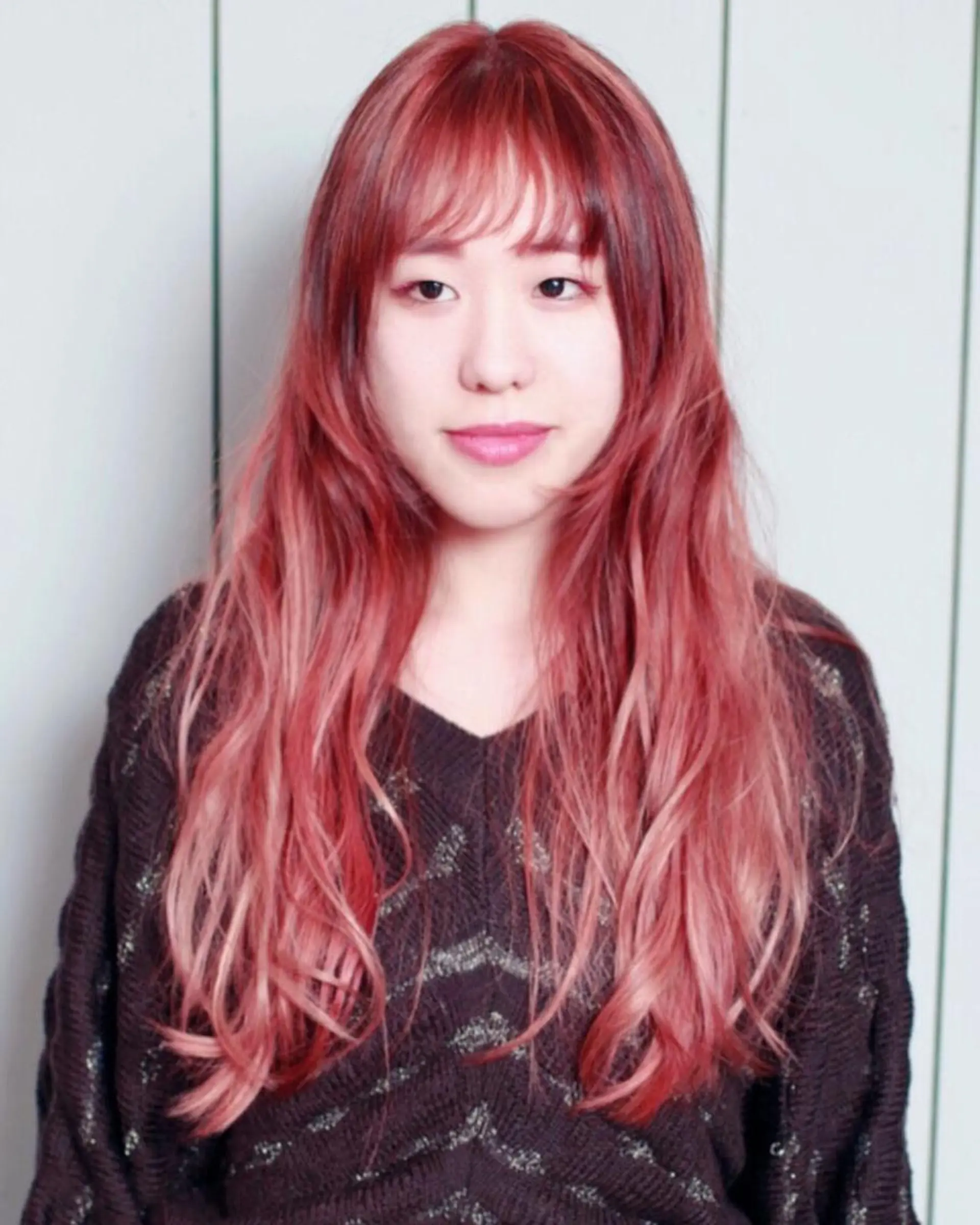 ロング カラー ヘアカラー 大西 カズマのヘアスタイル