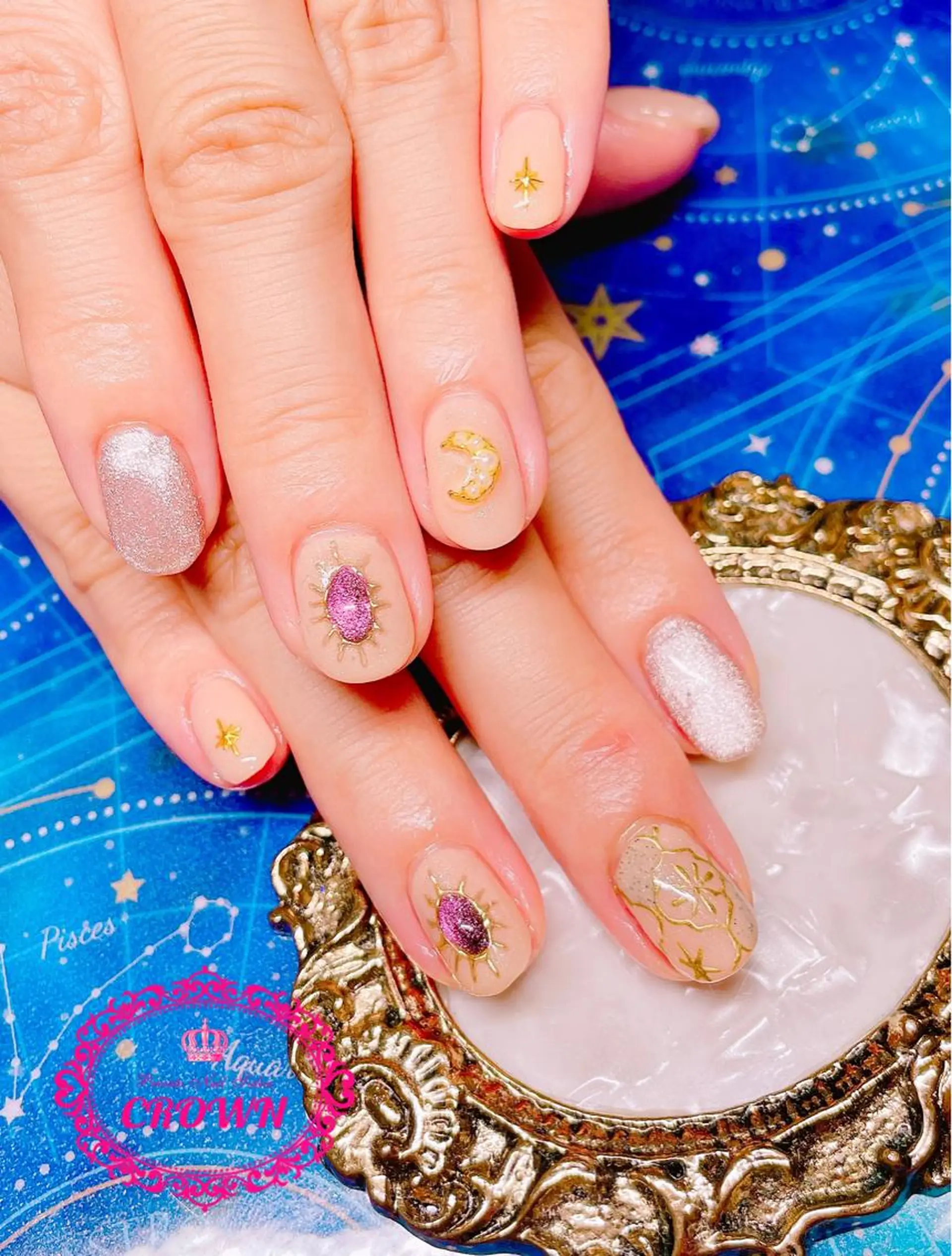 ネイル CROWN プライベートサロンのネイルデザイン