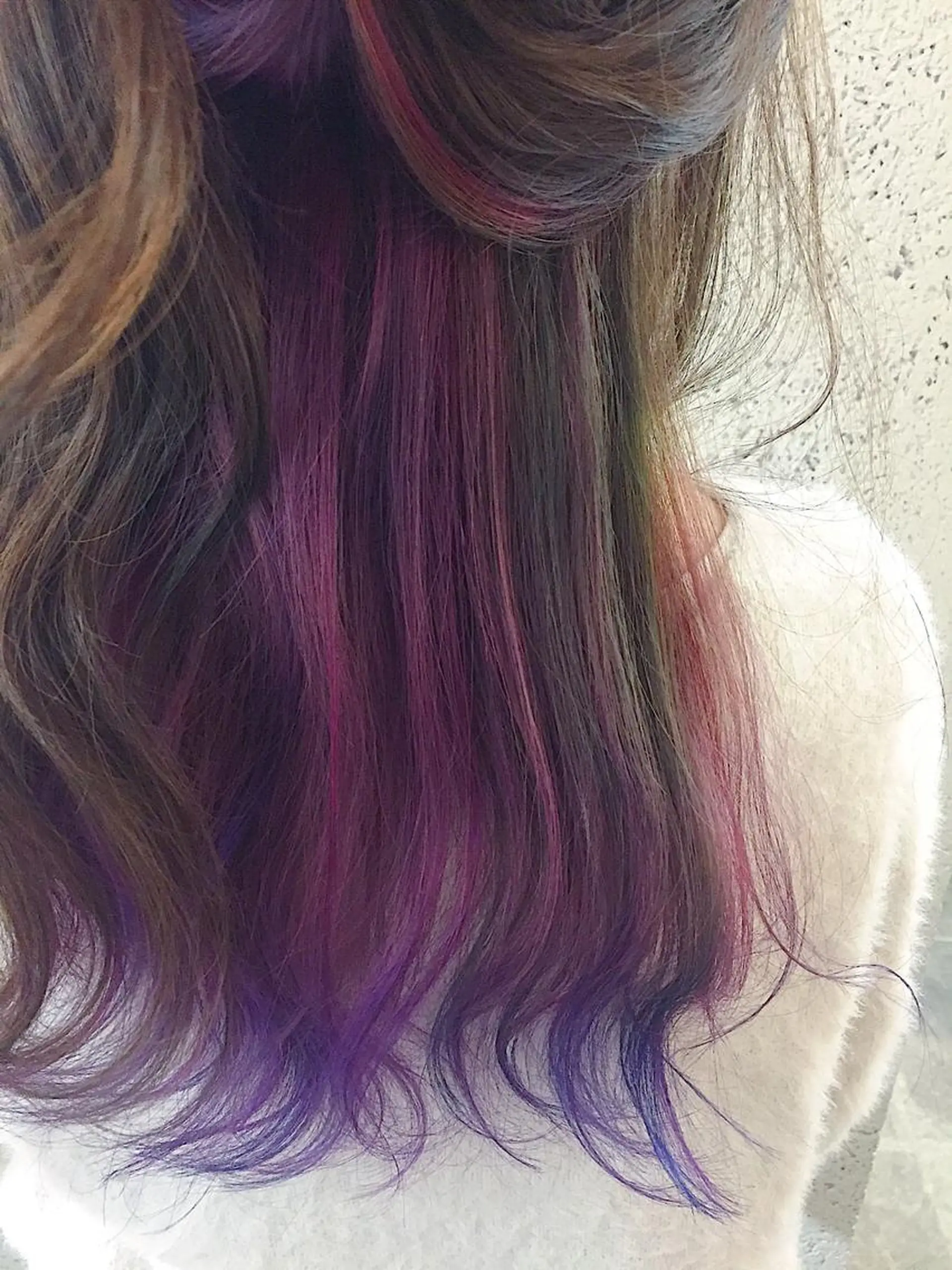 セミロング カラー パーマ ヘアアレンジ アディクシーカラー アッシュ バレイヤージュ ブリーチ ケアブリーチ ✨ハイクオリティ✨ 山本香也のヘアスタイル