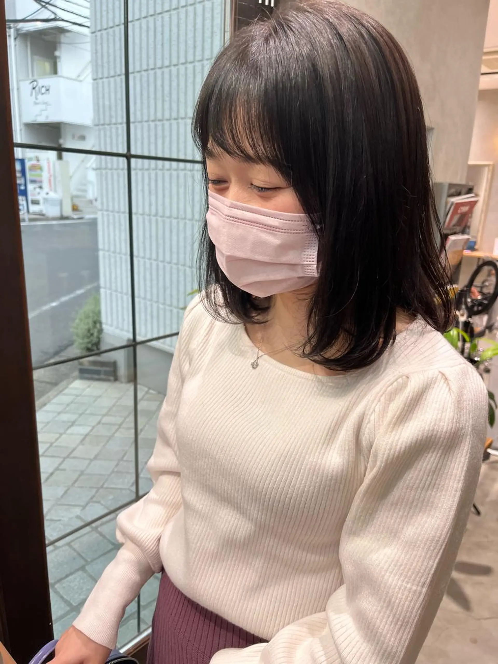 ミディアム カラー stylist  ＊ mahoのヘアスタイル