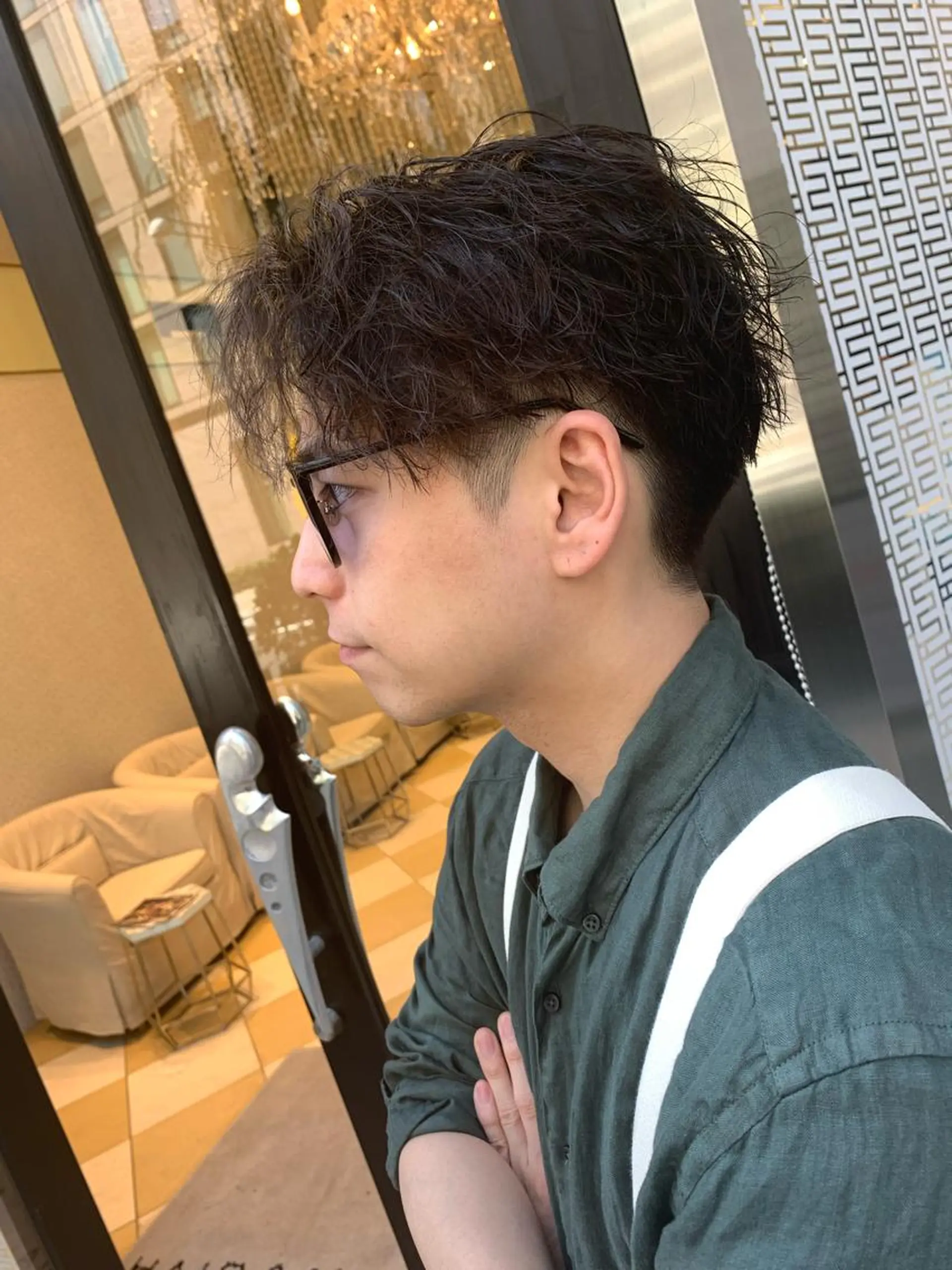 メンズ カット パーマ トリートメント ヘアセット ✨上村 潤平✨メンズヘア✨のヘアスタイル