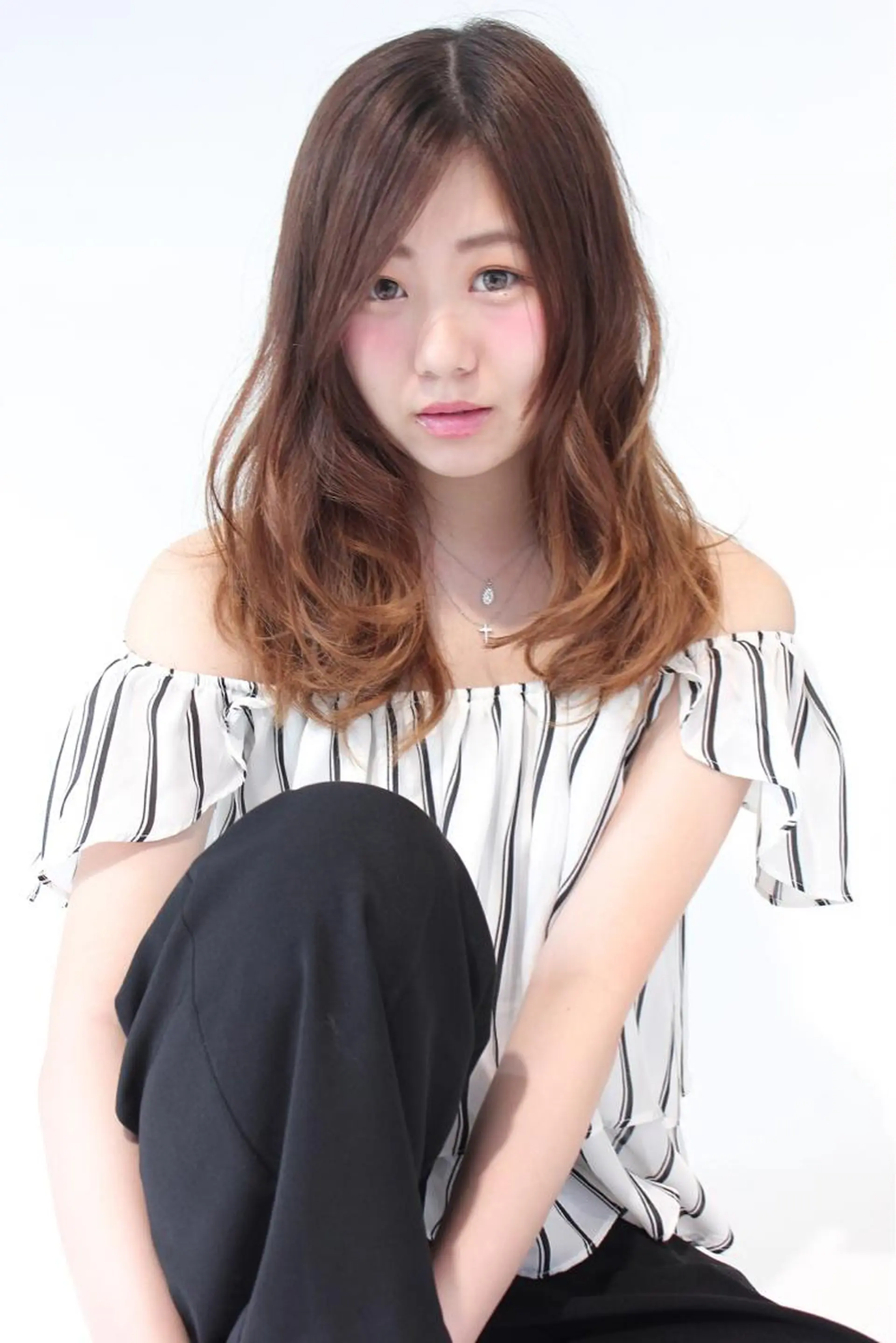 ロング 河野 薫のヘアスタイル