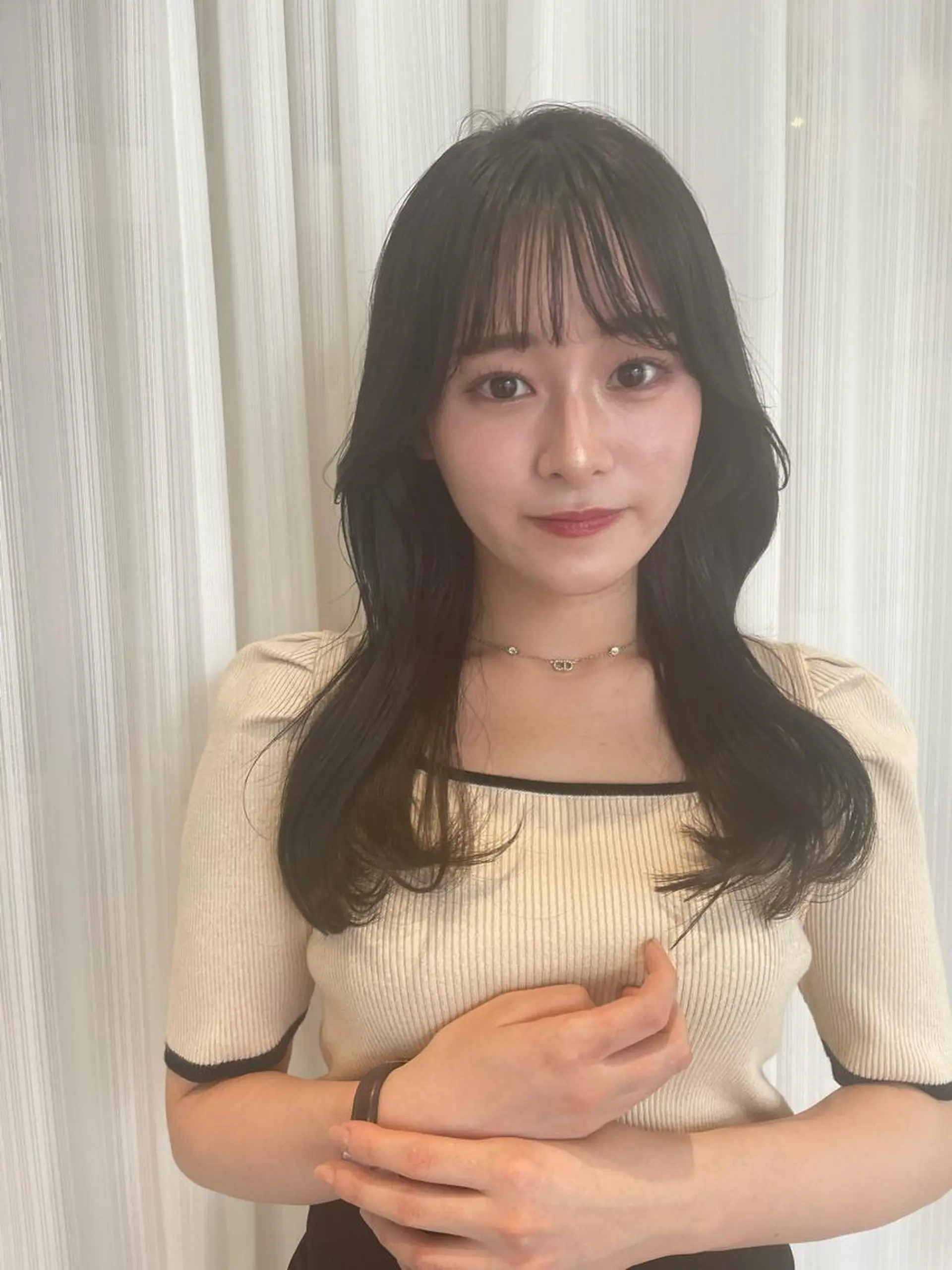 ロング カラー カット ヘアカラー トリートメント レイヤーカット🎀 kanaのヘアスタイル