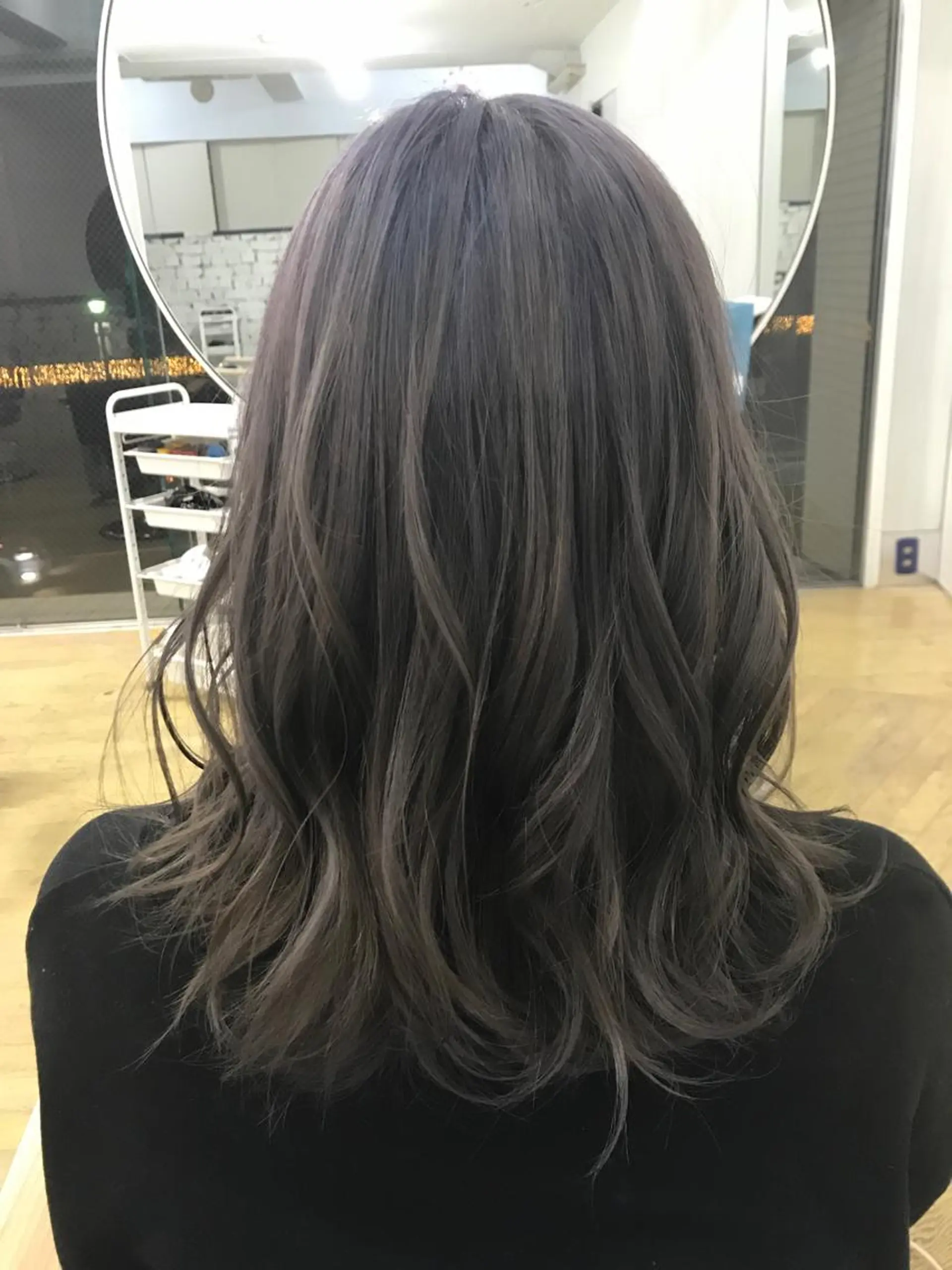 ミディアム カラー ヘアアレンジ アッシュ ラベンダーカラー ラベンダーアッシュ replica上大岡所属・松井 敬太郎のヘアスタイル